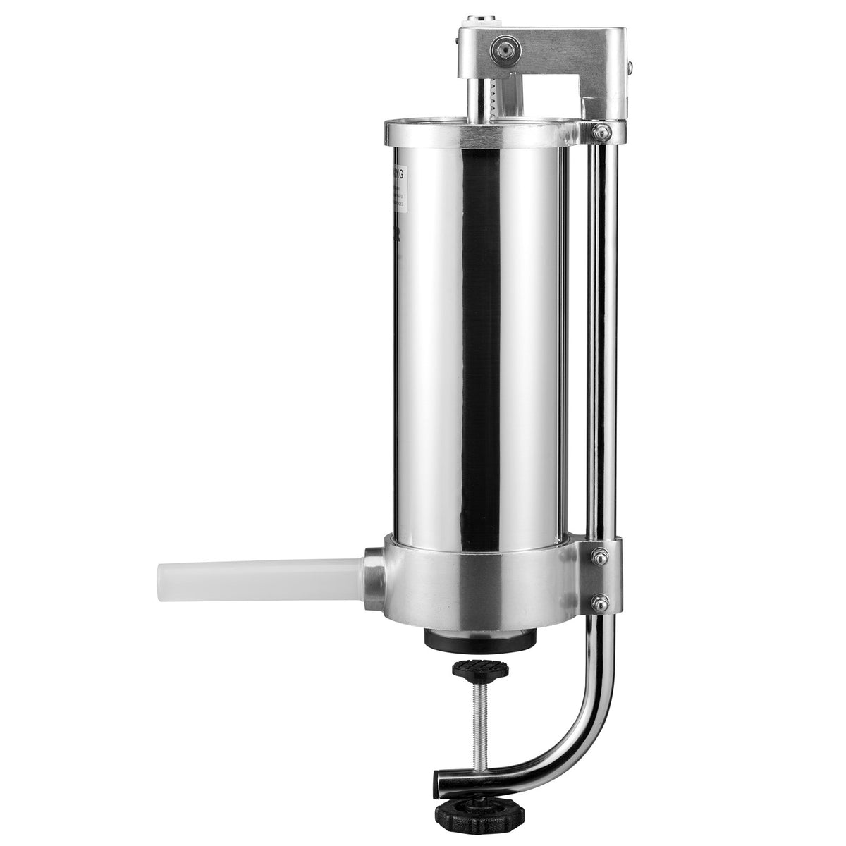 Sausage Stuffer 5lbs/3L Vertical Stainless Steel Stuffer 3 Tubes Manual Crank