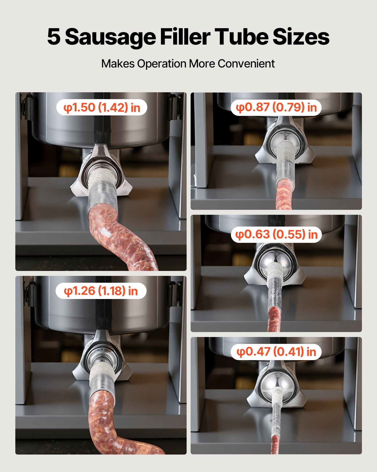 Heavy Duty Manual Vertical Sausage Stuffer Dual Speed Meat Filler Machine