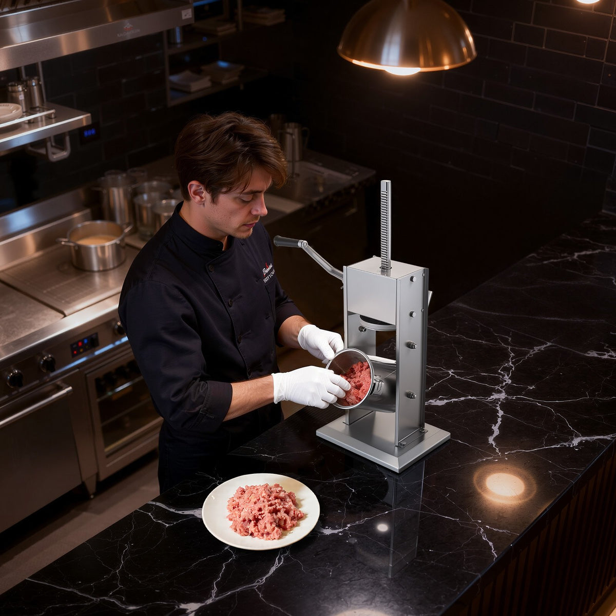 Heavy Duty Manual Vertical Sausage Stuffer Dual Speed Meat Filler Machine