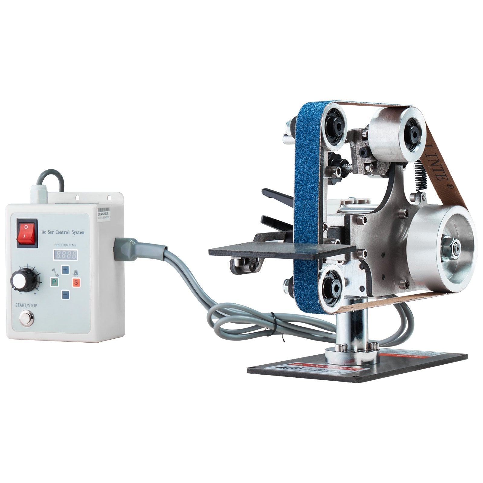 550W Variable Speed 30 x 1 Inch Belt Grinder Sander with Sanding Belts
