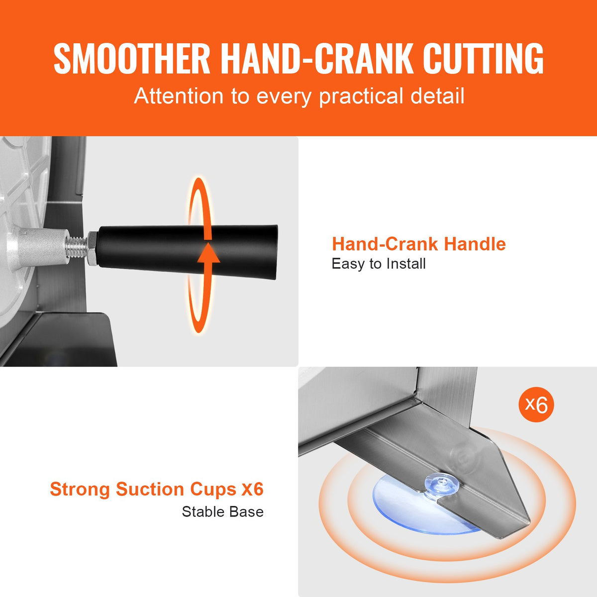 Manual Vegetable Fruit Slicer 0-0.5"/0-12mm Adjustable Stainless Steel 2 Blades