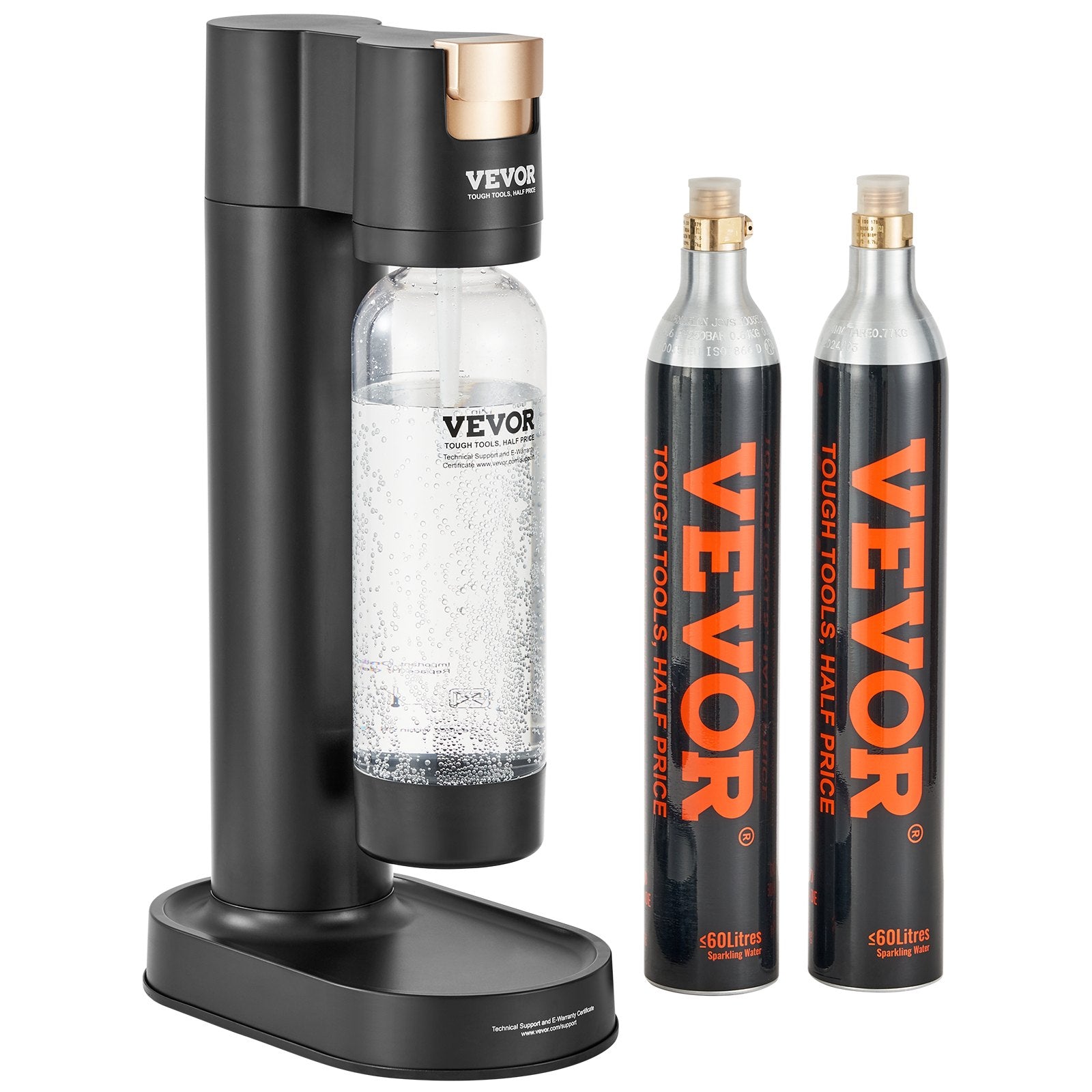 Sparkling Water Maker Soda Machine Home Carbonating Kit with 1L PET Bottle 2 CO2