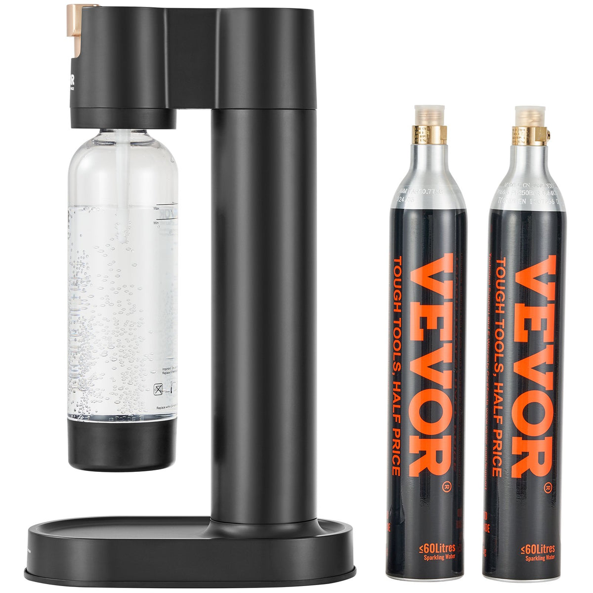 Sparkling Water Maker Soda Machine Home Carbonating Kit with 1L PET Bottle 2 CO2