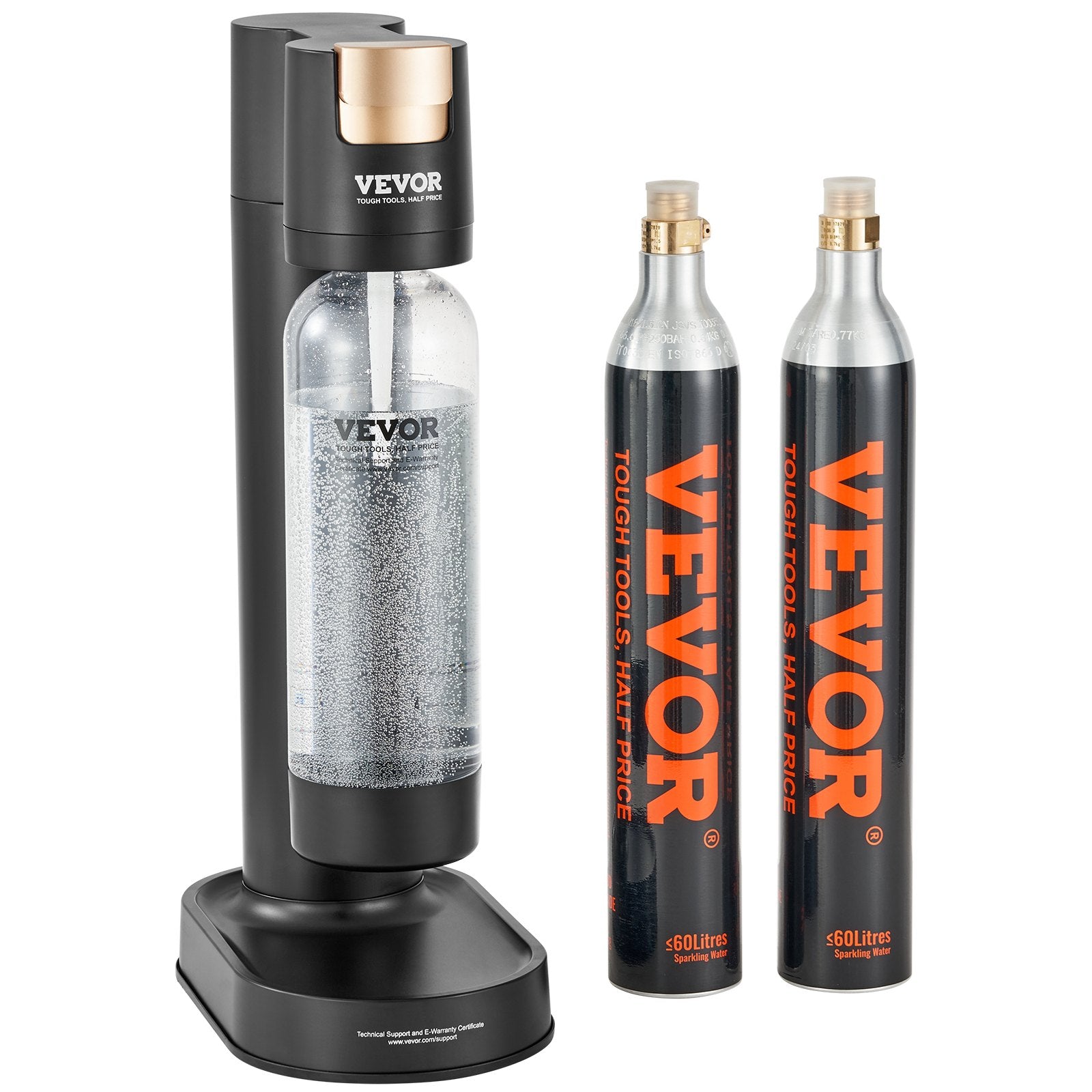 Sparkling Water Maker Soda Machine Home Carbonating Kit with 1L PET Bottle 2 CO2