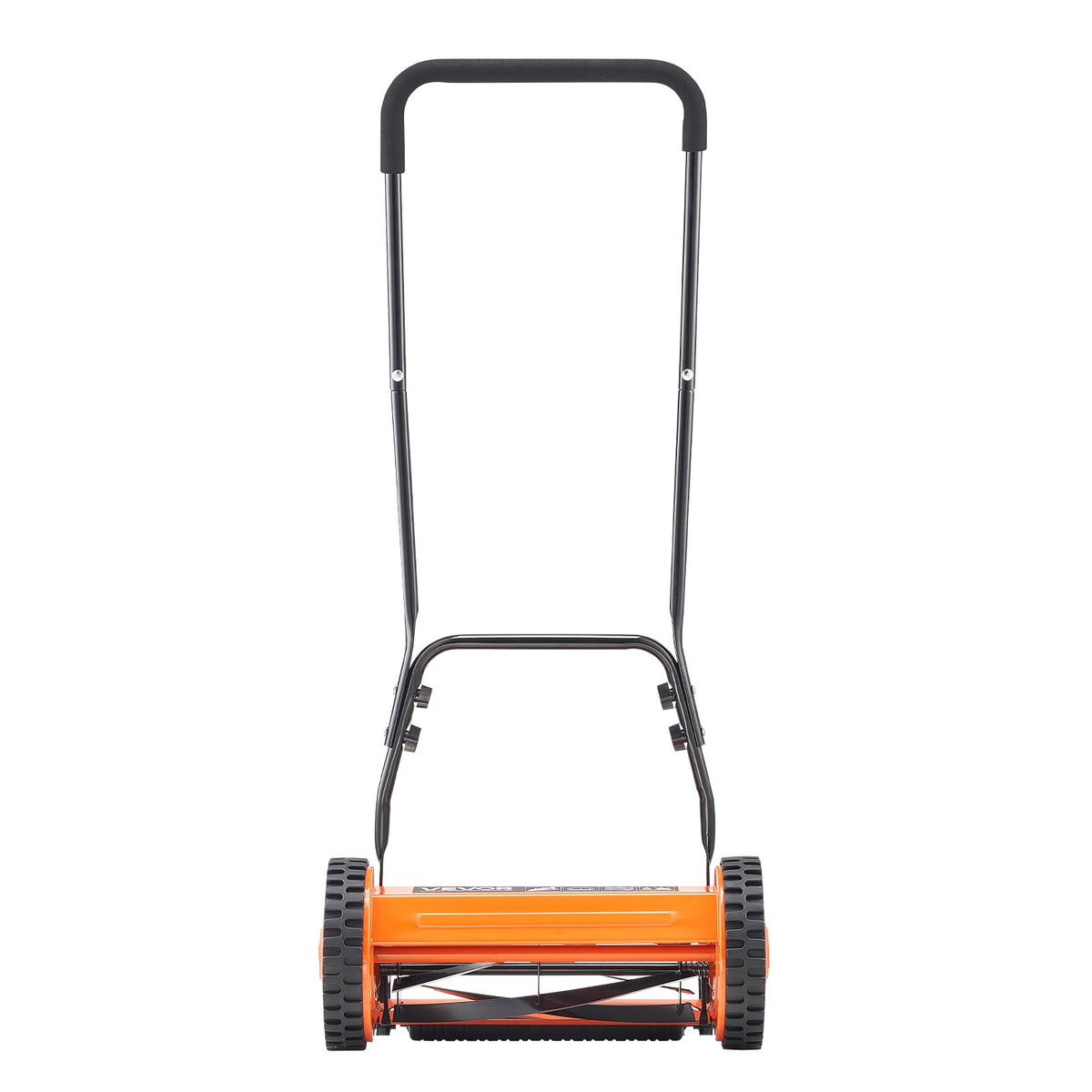 Push Reel Lawn Mower 35cm 5 Blades Manual 15-45mm Adjustable Grass Catcher