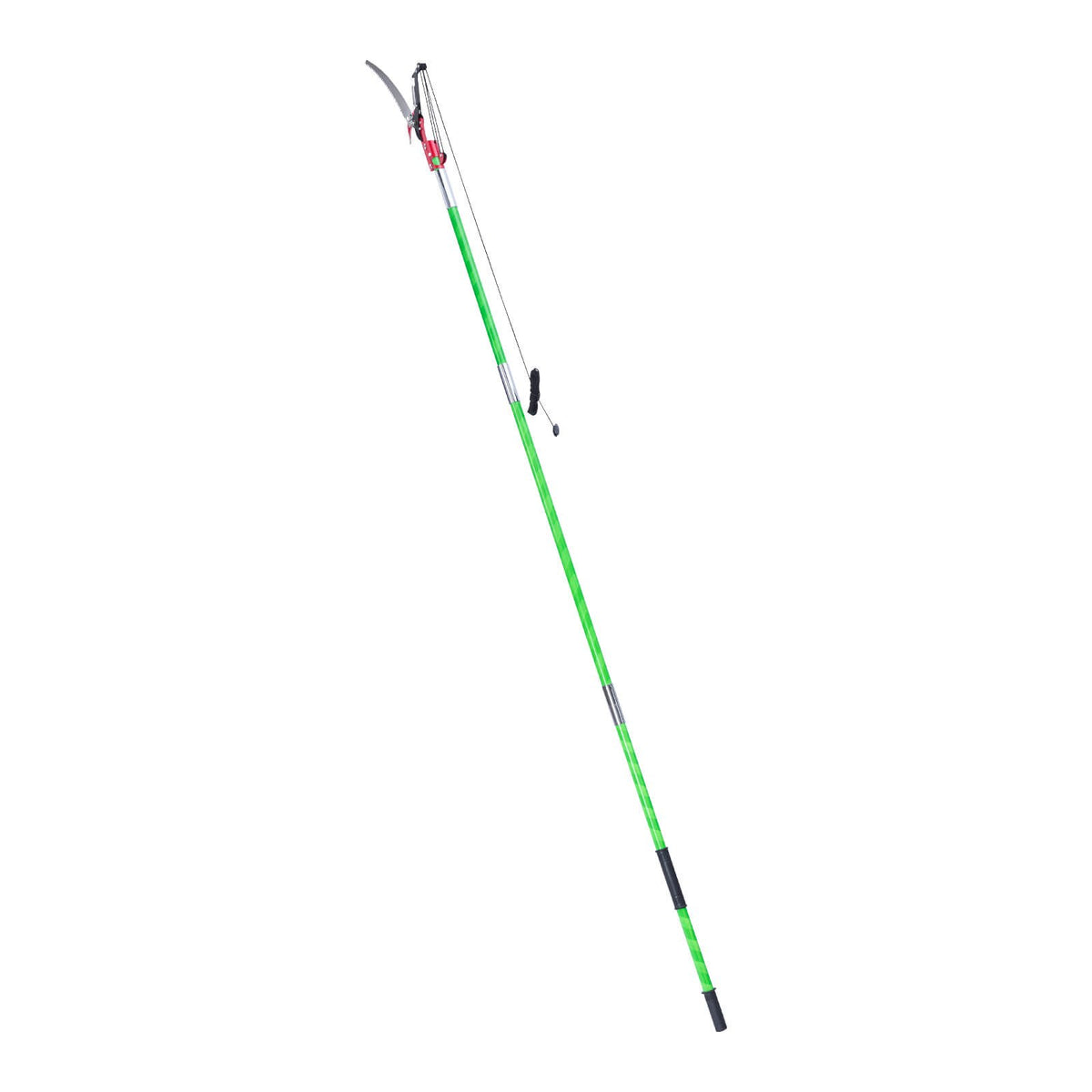 Manual Pole Saw 118-809.3cm Extendable Tree Pruner Scissors 65Mn Steel Blade