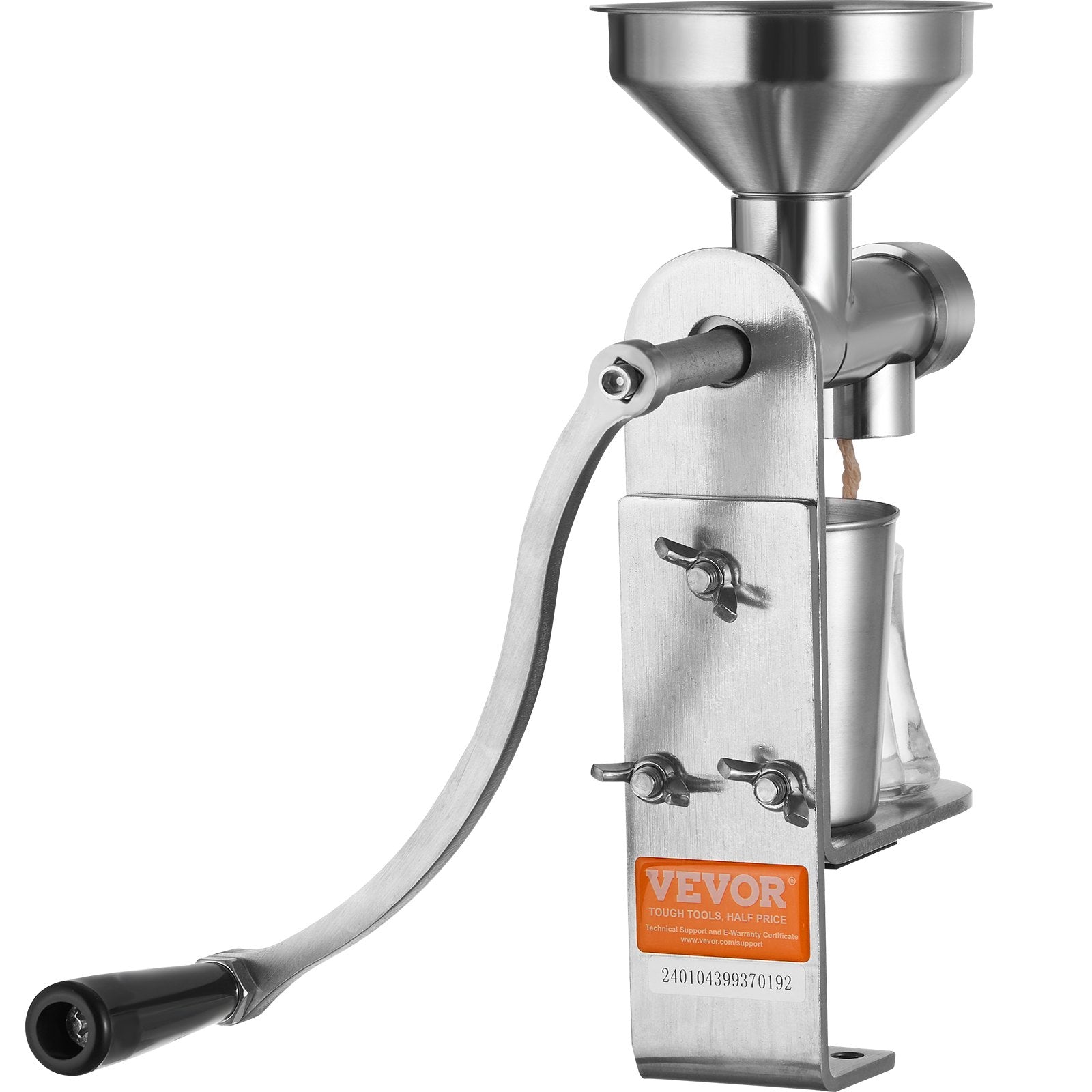 Manual Oil Press Machine Stainless Steel Extractor Detachable Household Expeller