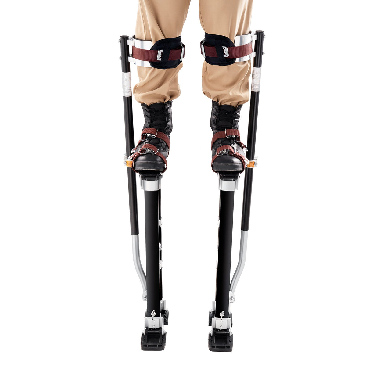Adjustable Aluminum Drywall Stilts 61-101.6 cm with Knee Pads