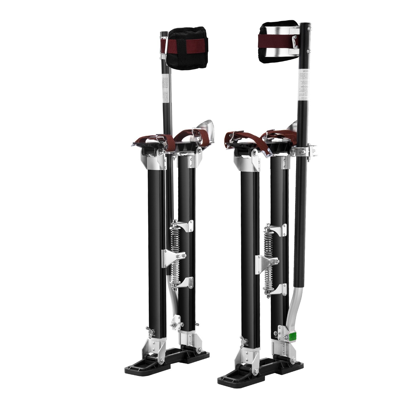 Adjustable Aluminum Drywall Stilts 61-101.6 cm with Knee Pads