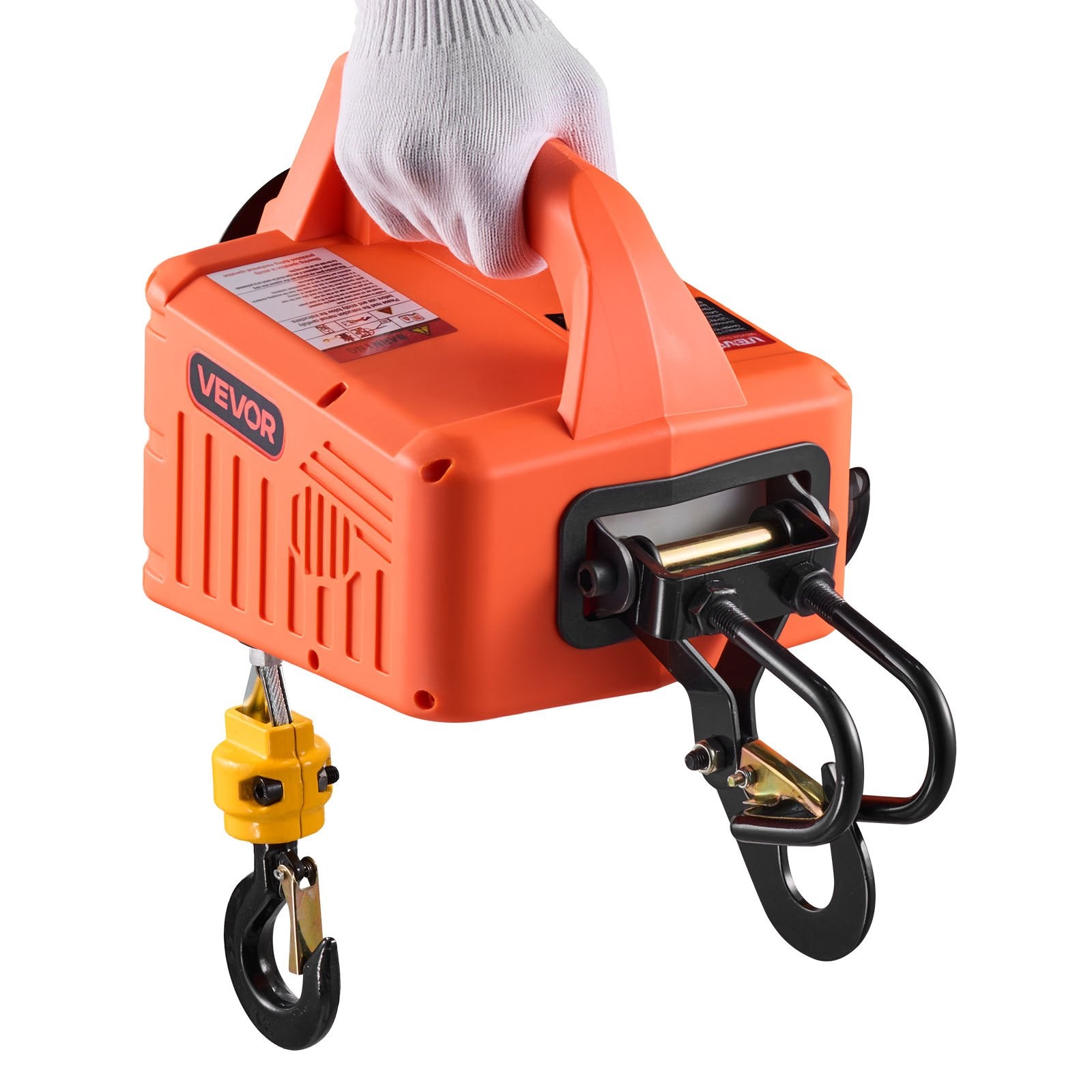 3-in-1 Electric Hoist Winch 500kg 1500W Portable Crane Wired & Wireless Remote