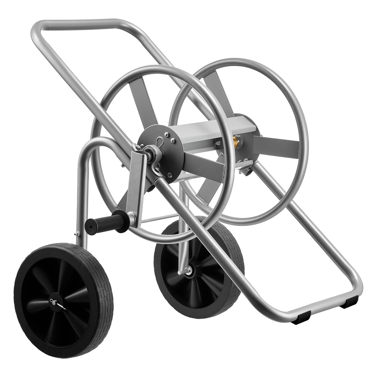 Water Hose Reel Cart HP Garden Hose 6096/9144 cm Two Wheels Handle Car Pet Wash