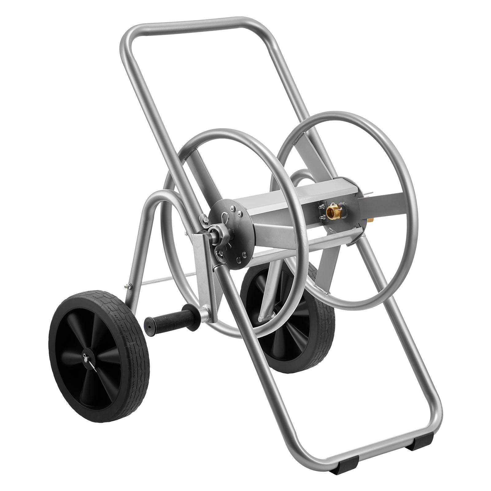 Water Hose Reel Cart HP Garden Hose 6096/9144 cm Two Wheels Handle Car Pet Wash