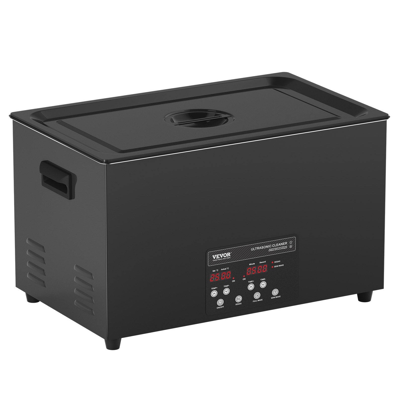 Ultrasonic Cleaner 30L 600W Digital 40kHz Degassing Heater Jewelry Tools Timer