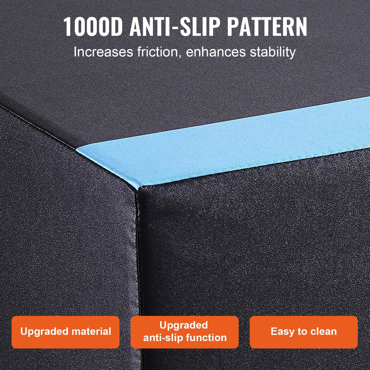 Plyometric Jump Box 3-in-1 Agility Step Up Anti-Slip Cotton 16/14/12in