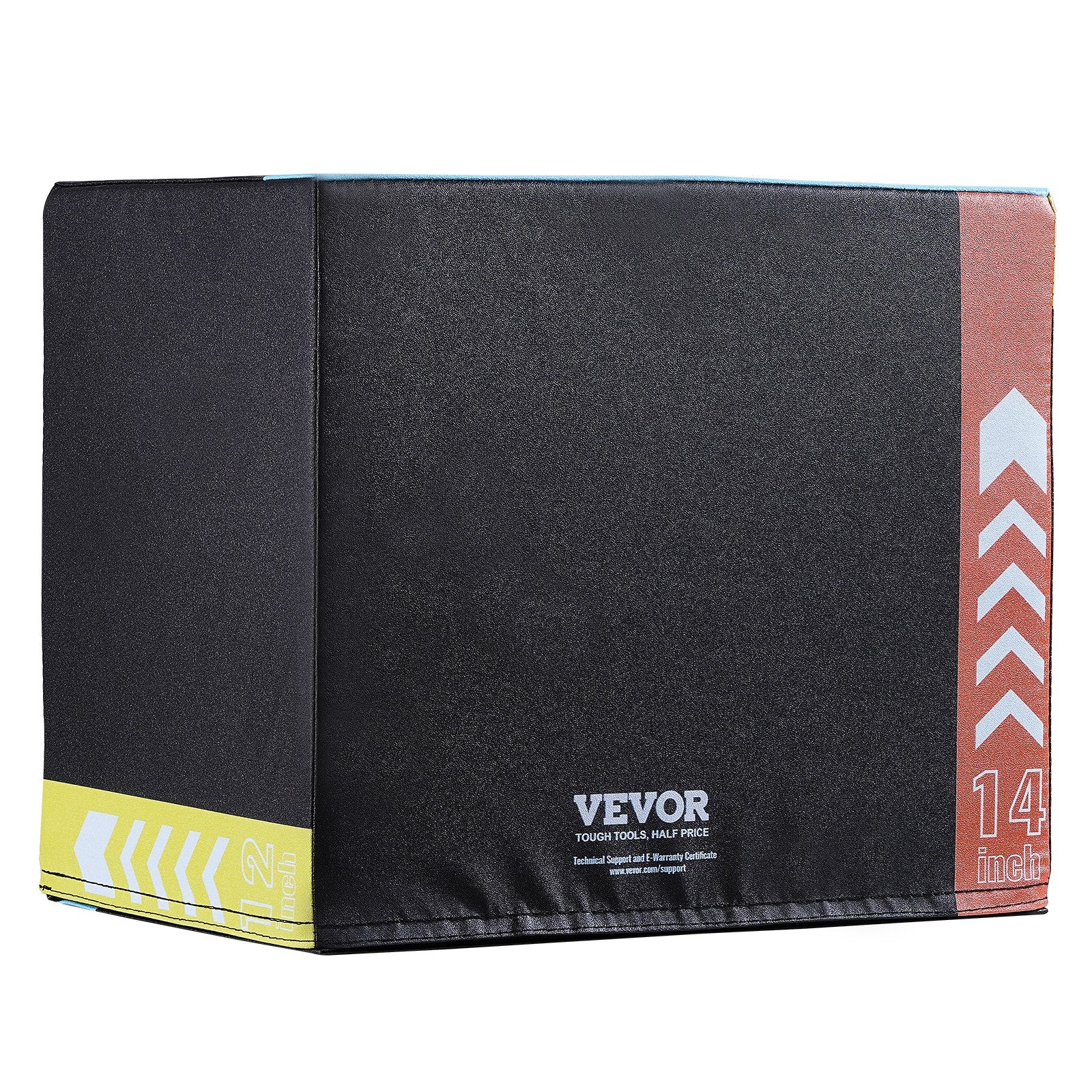 Plyometric Jump Box 3-in-1 Agility Step Up Anti-Slip Cotton 16/14/12in