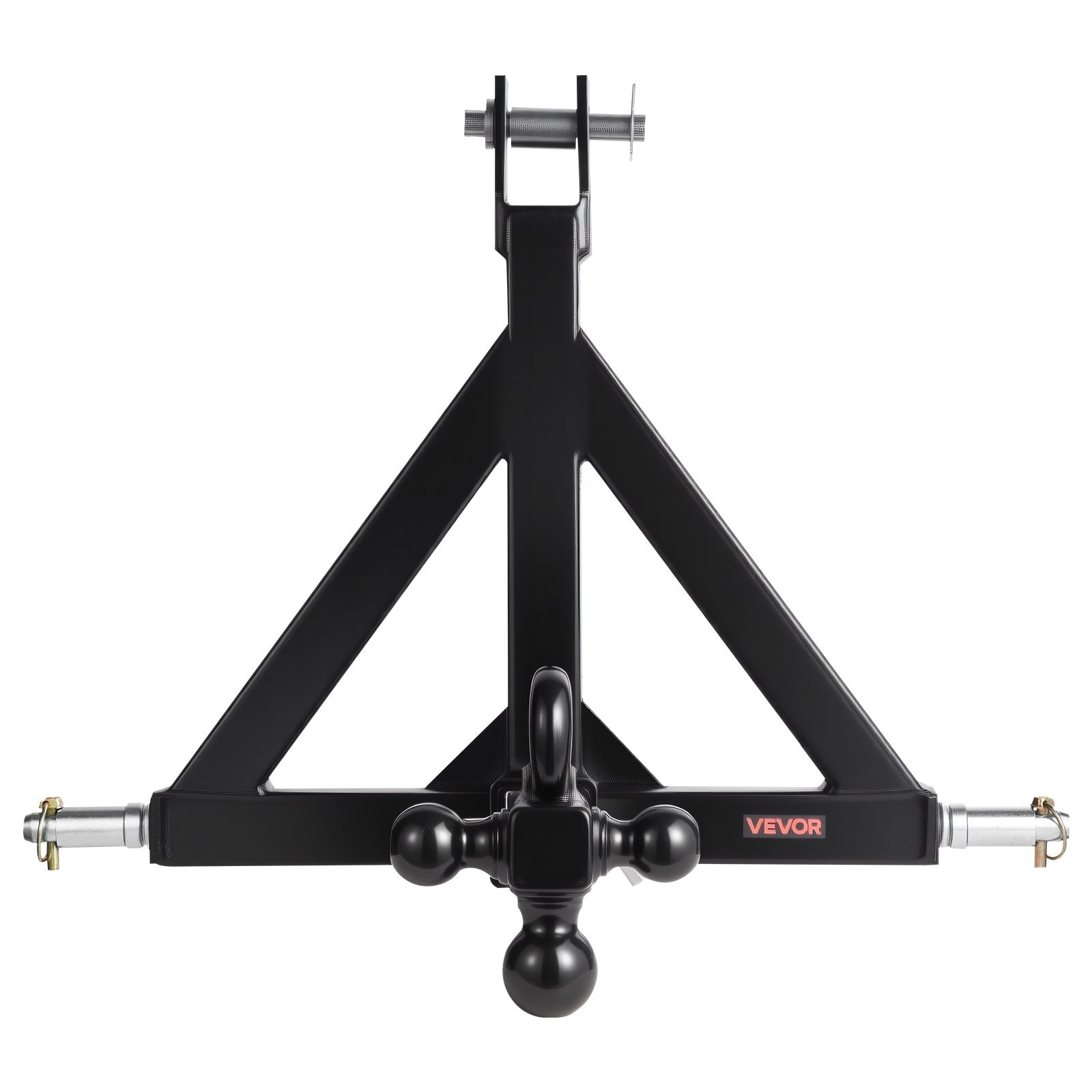 3 Point Trailer Hitch with 2 in Receiver and 3 Trailer Balls