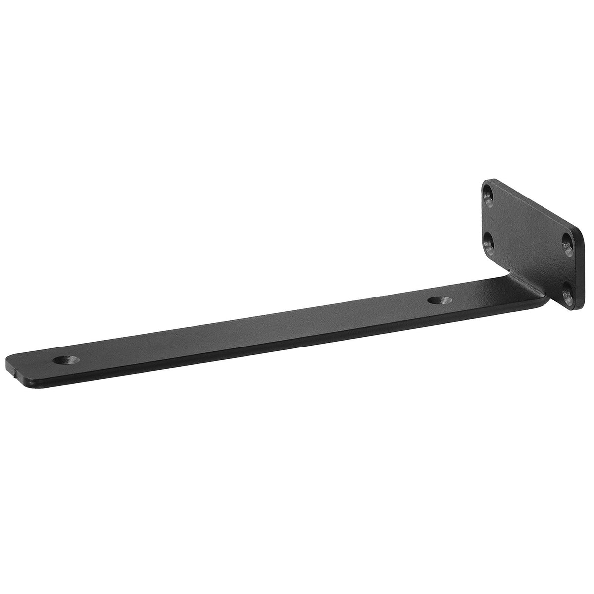 Shelf Brackets 31x10x4.5cm 6PCS Heavy Duty L Steel Brackets Matte Black