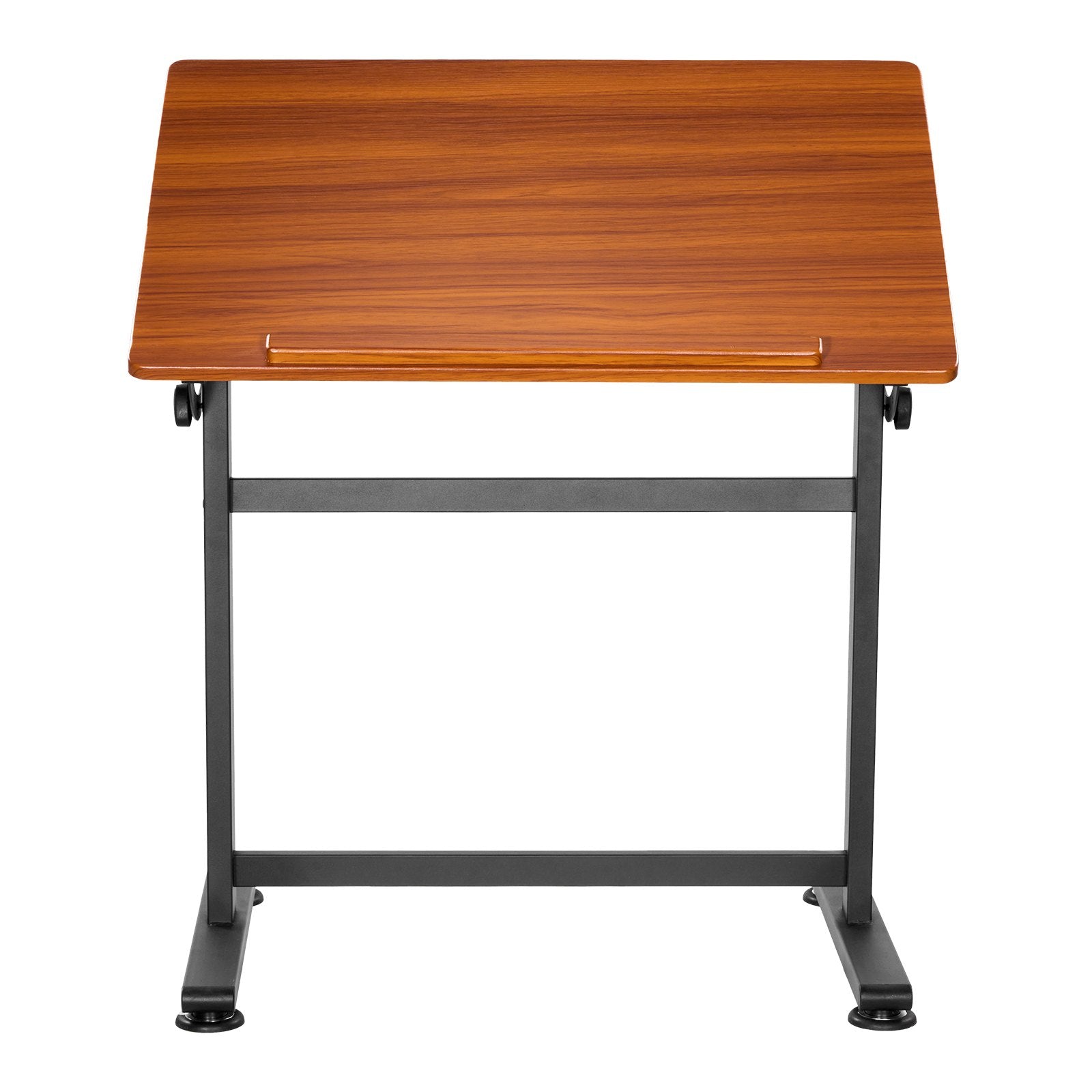 Drafting Table Adjustable 0-90 Degree Tilt Portable Artist Desk Black H-Frame