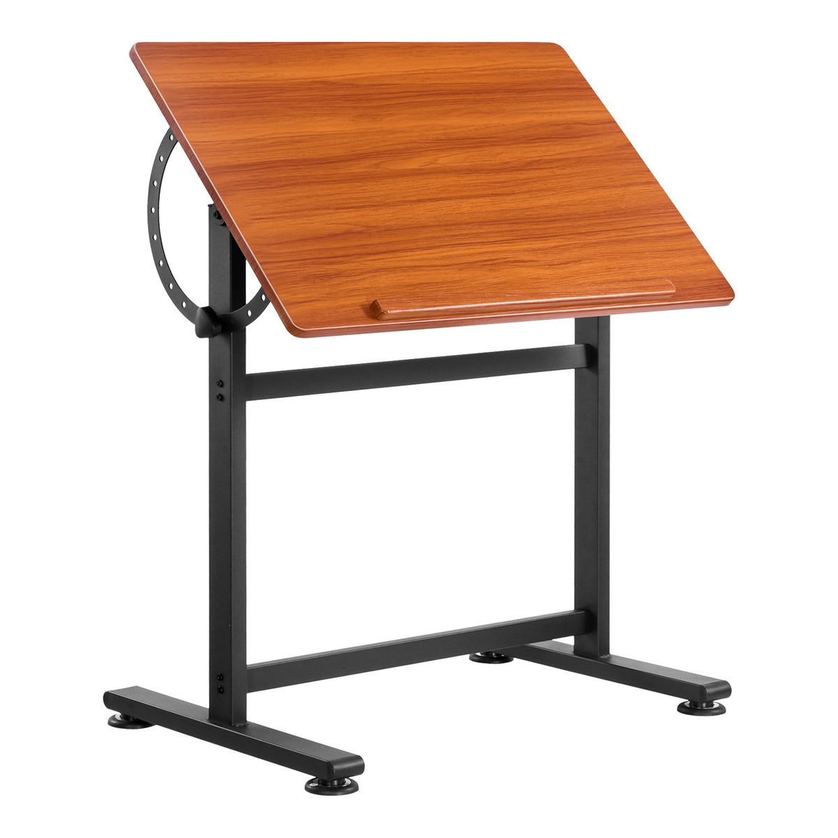 Drafting Table Adjustable 0-90 Degree Tilt Portable Artist Desk Black H-Frame