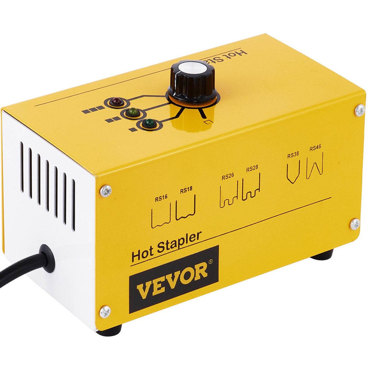 Plastic Welding Machine 220V Hot Stapler Repair Kit with 600 Staples, 3 Settings