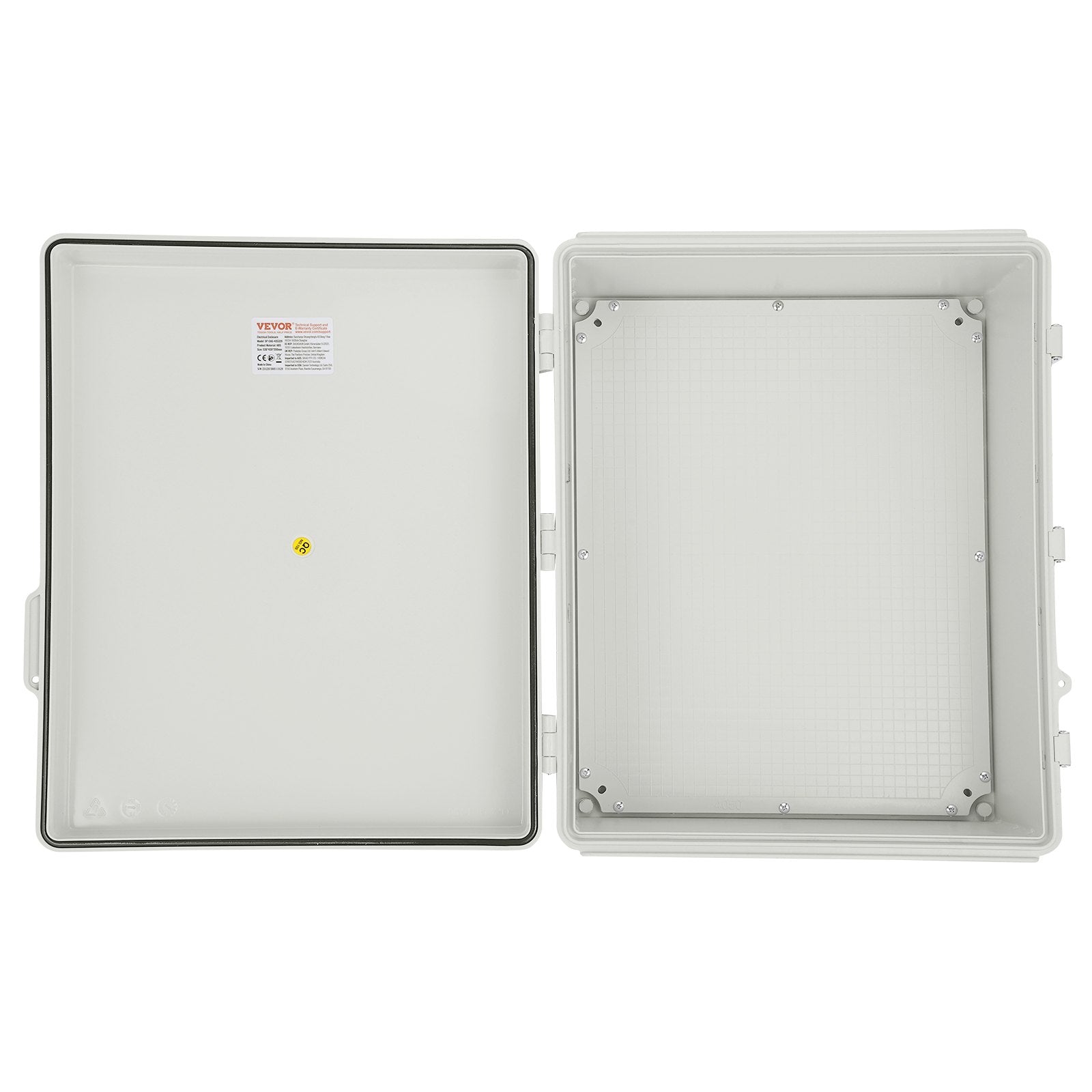Junction Box Outdoor 350x250x150mm ABS Hinged Cover IP67 Waterproof