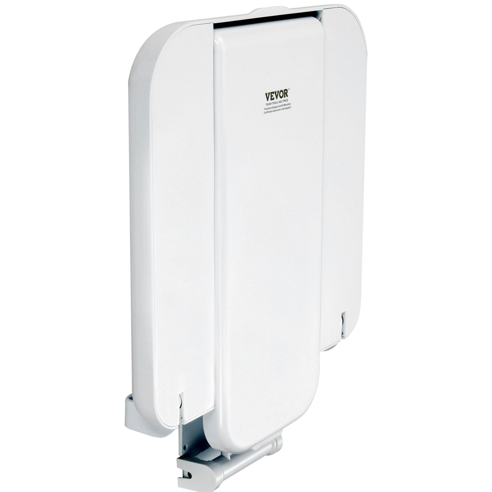 Folding ABS Shower Seat Wall Mounted Fold Up Shower Bench 440 lbs Capacity