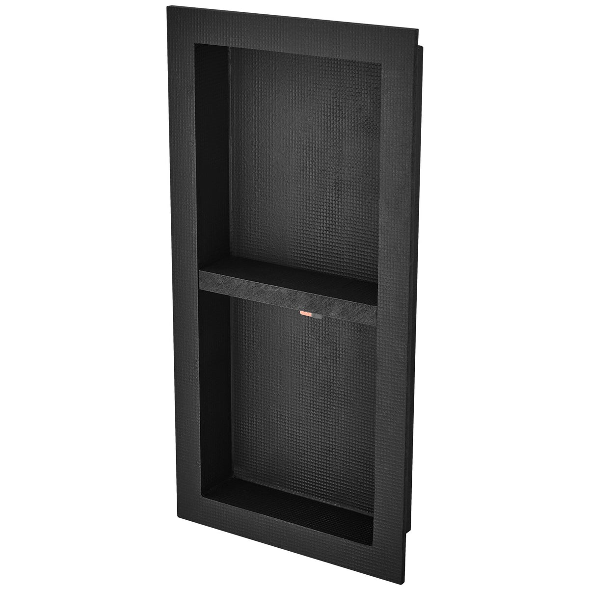 Shower Niche Ready for Tile 40.64x81.28cm Double Shelf Recessed Black