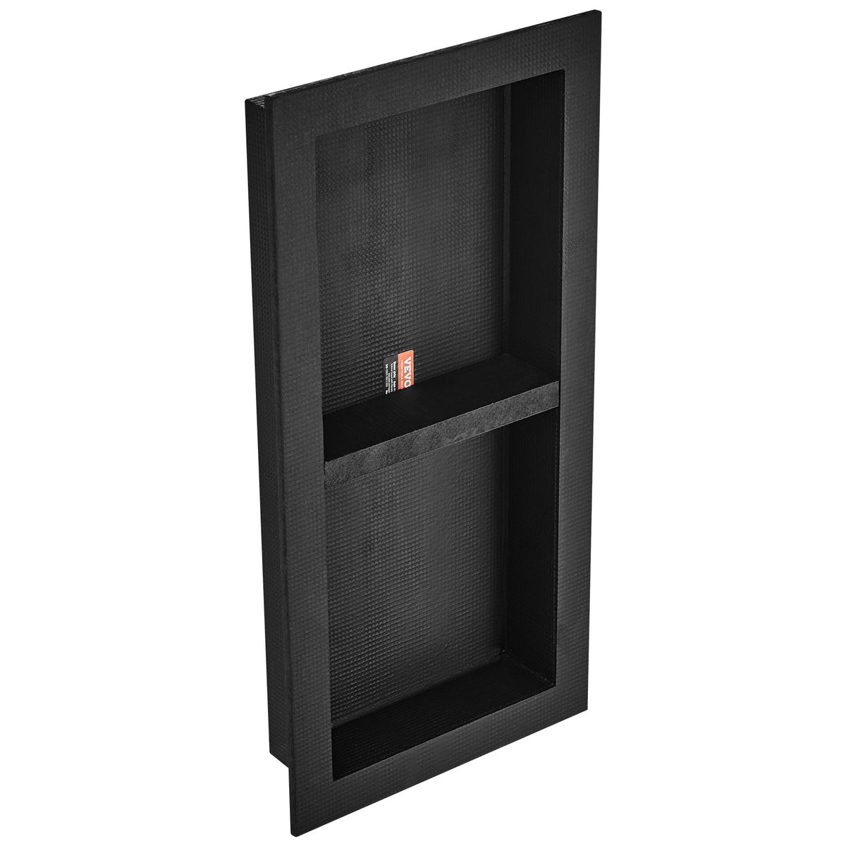 Shower Niche Ready for Tile 40.64x81.28cm Double Shelf Recessed Black