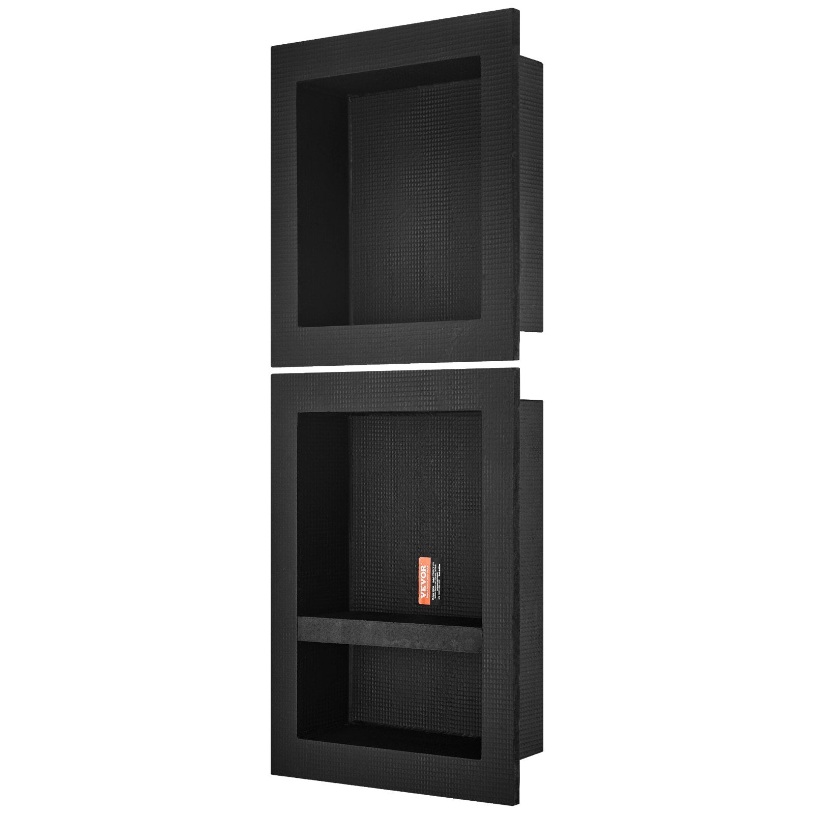 Shower Niche Ready for Tile Triple Shelf Recessed Wall Niche Black