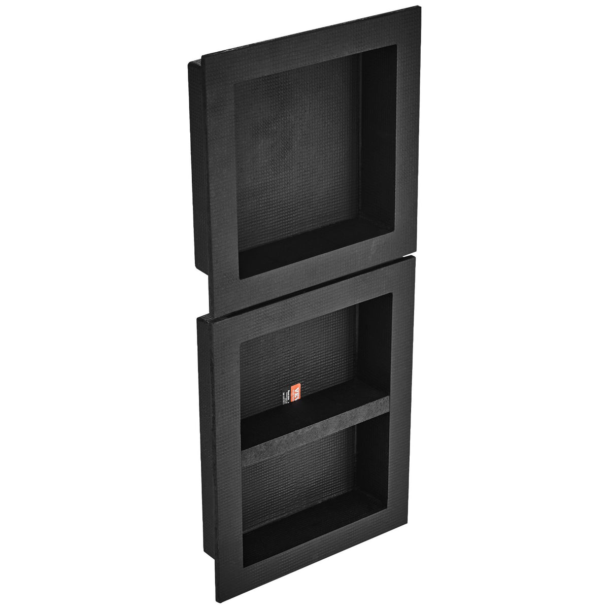 Shower Niche Ready for Tile Triple Shelf Recessed Wall Niche Black