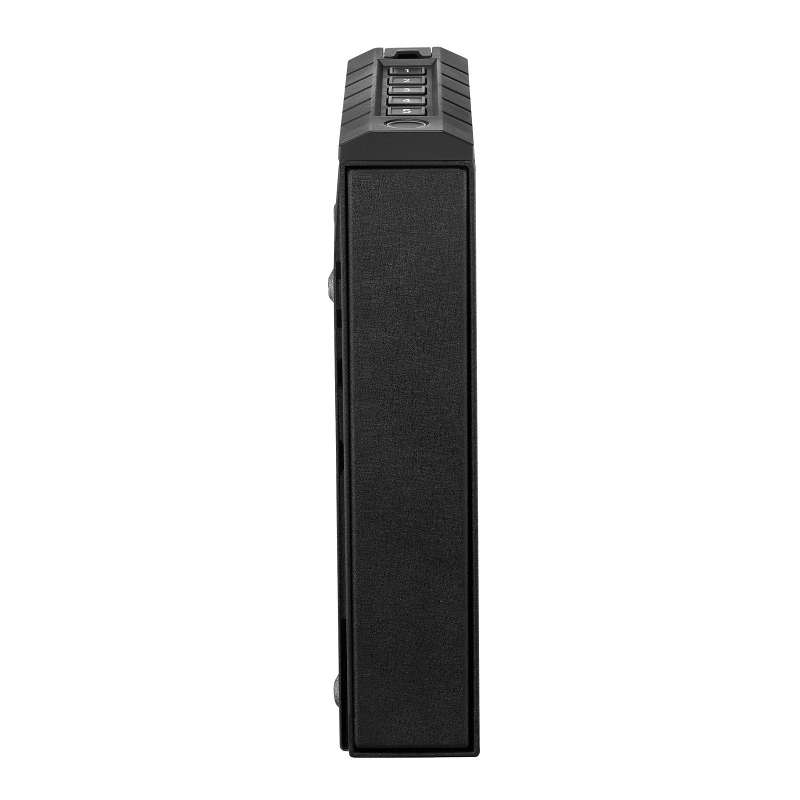 Gun Safe, Slider Handgun Safe with Fingerprint, Password & Key, LED for 1 Pistol