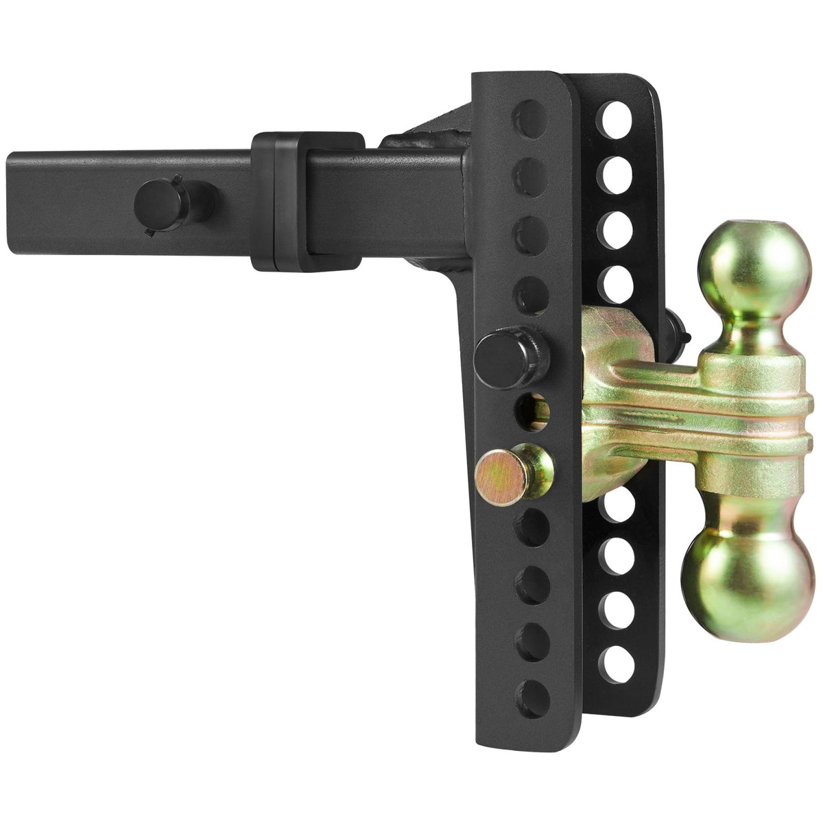 Trailer Hitch Adjustable 203.2mm Drop 165.1mm Rise 50.8mm Receiver Tow Balls