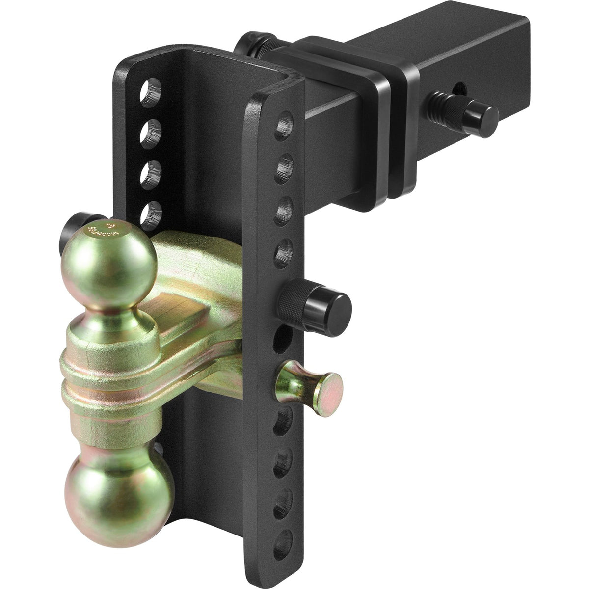 Trailer Hitch Adjustable 203.2mm Drop 165.1mm Rise 63.5mm Receiver Tow Balls