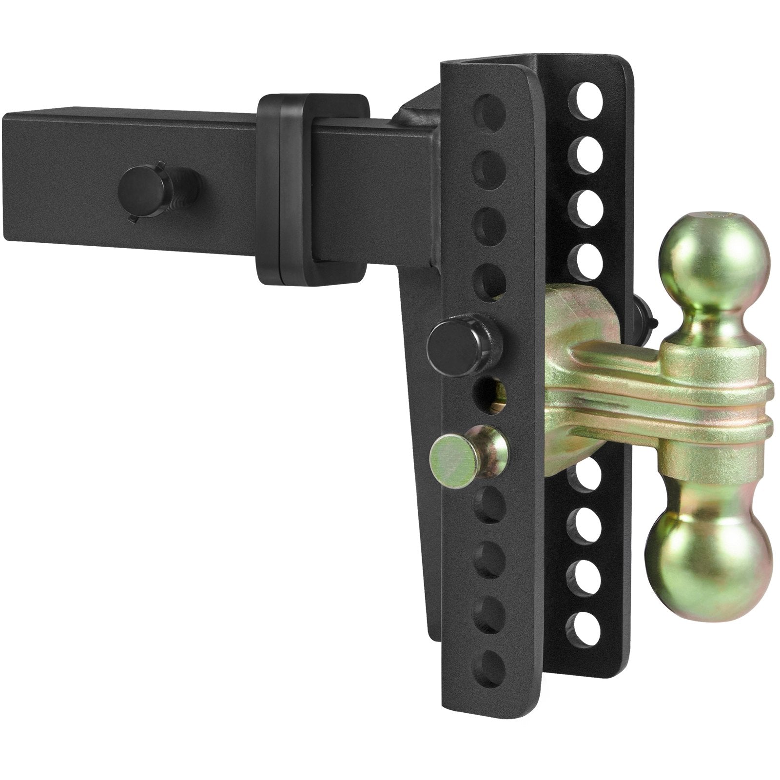 Trailer Hitch Adjustable 203.2mm Drop 165.1mm Rise 63.5mm Receiver Tow Balls