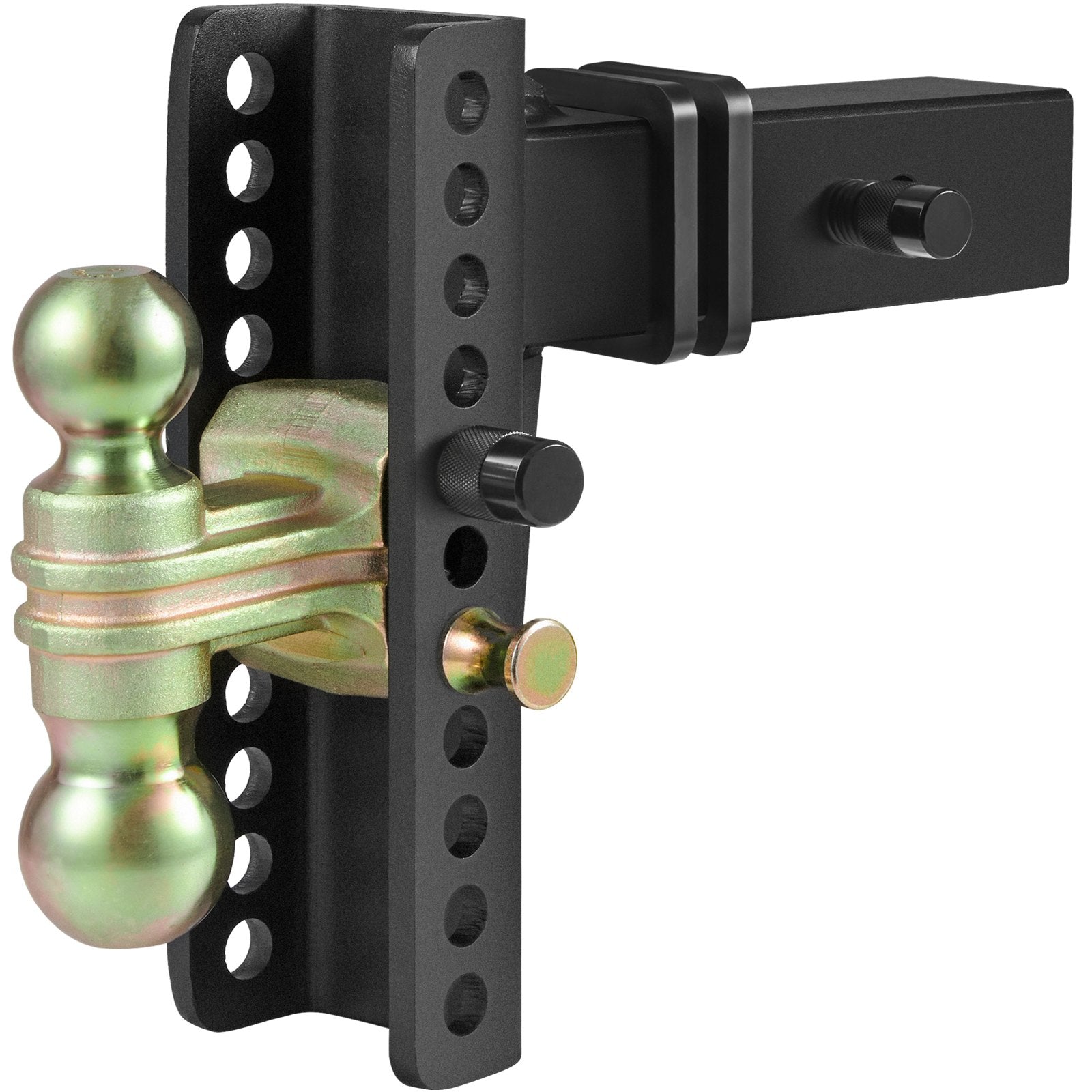 Trailer Hitch Adjustable 203.2mm Drop 165.1mm Rise 63.5mm Receiver Tow Balls