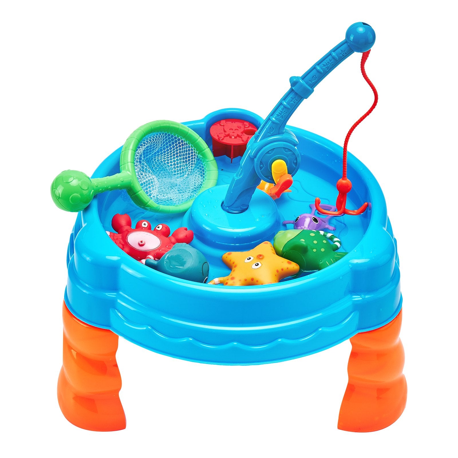 Water Table for Toddlers Kids Sensory Fish 'n Splash Playset 9PCS Accessories