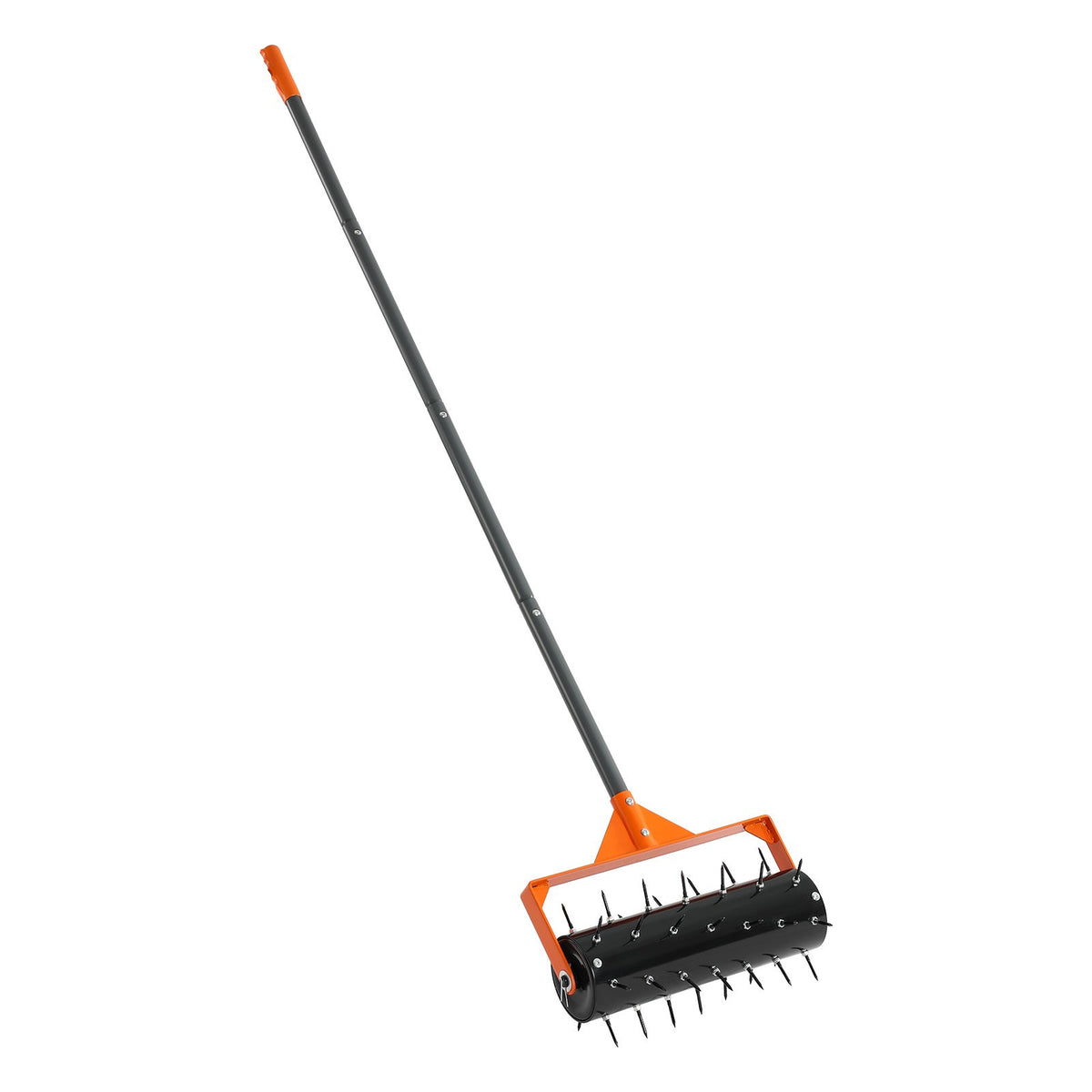 Manual Rolling Lawn Aerator Spike Tool Push Roller Heavy Duty Yard