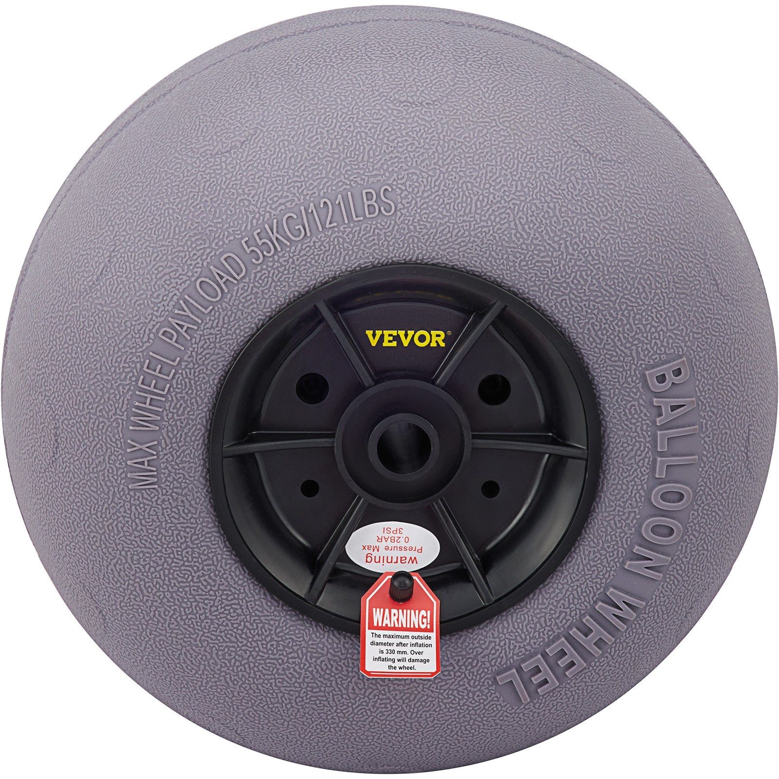 Balloon Beach Wheels Replacement 13" TPU Tires 121lbs Load Capacity