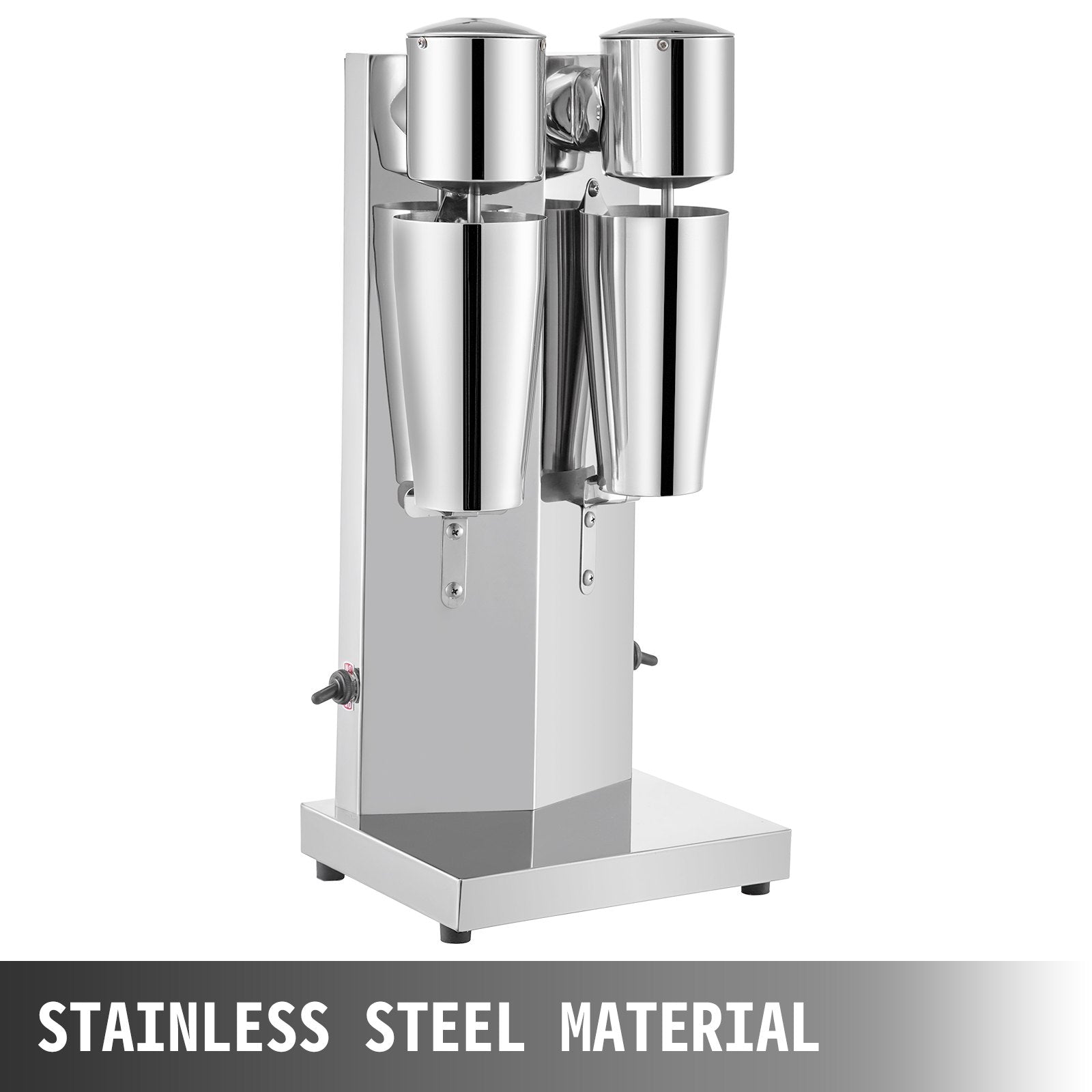 Double Head Milkshake Maker 360W Stainless Steel 2 Speed Mixer