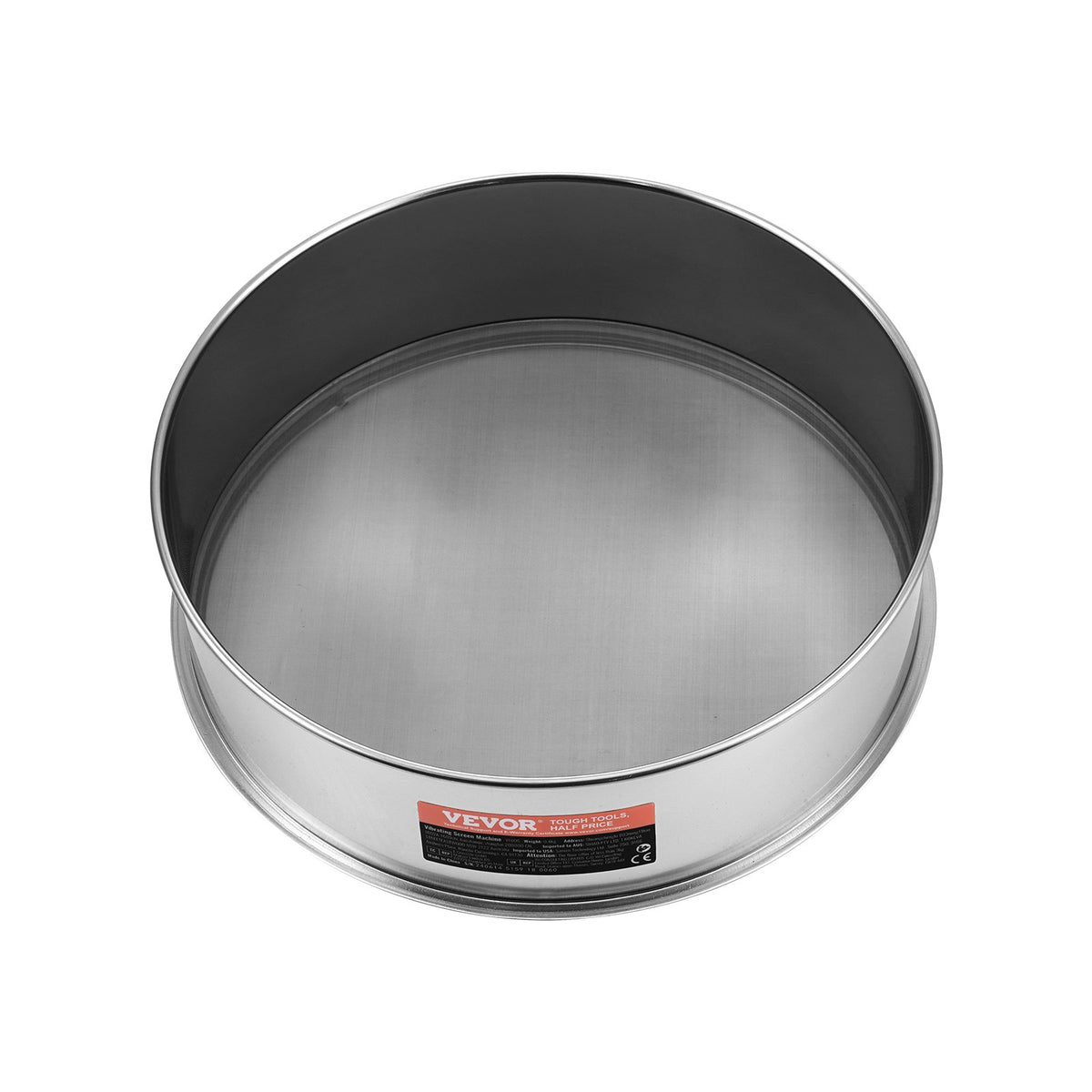 Flour Sieve Fine Mesh, 304 Stainless Steel Sifter 80 Mesh for Baking & Powder