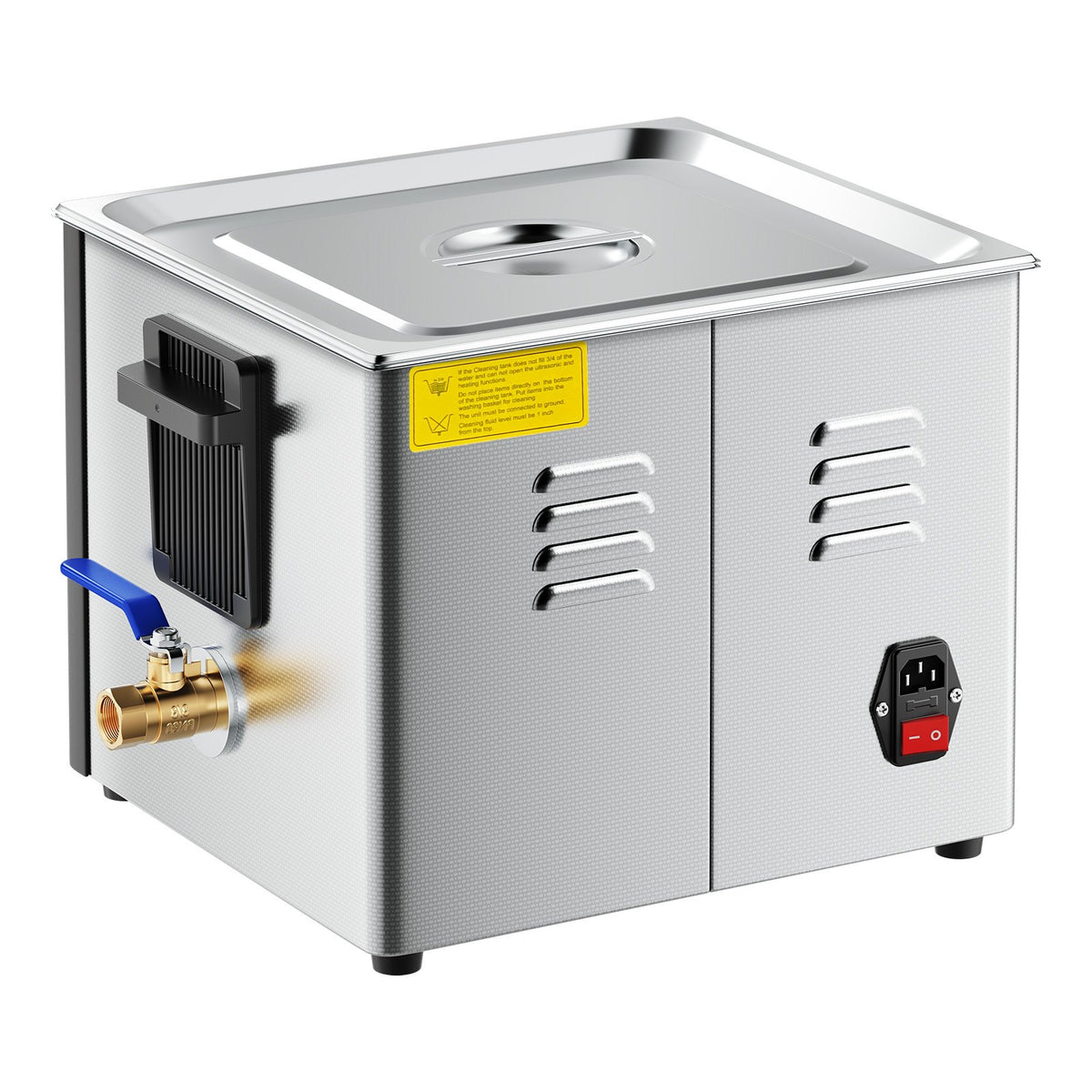 15L Ultrasonic Cleaner 240W 40kHz w/ Digital Display & Cleaning Basket