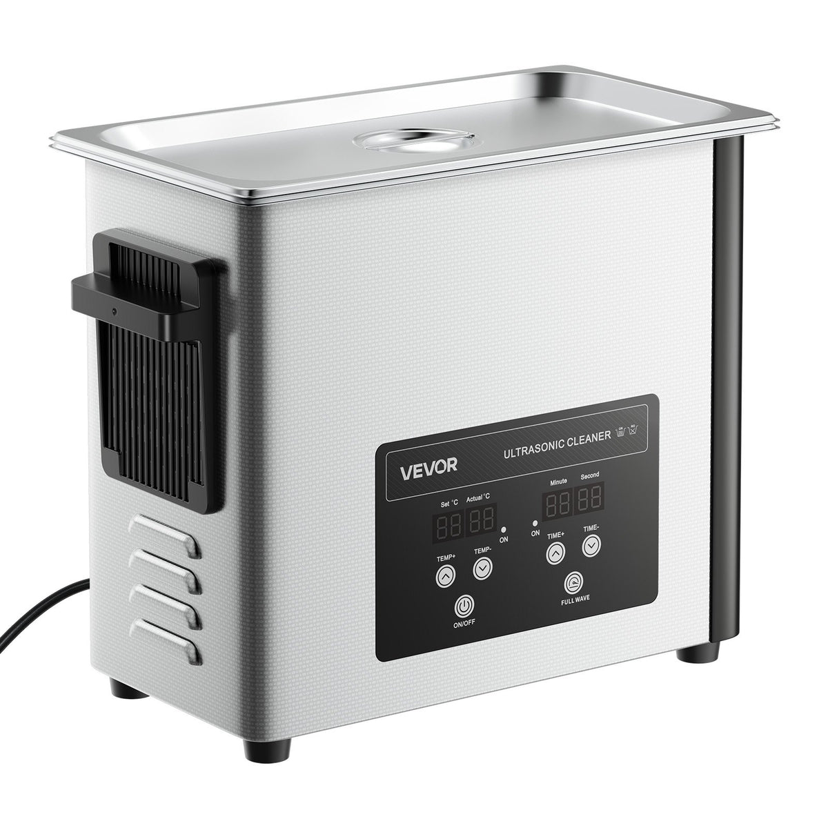 6L Ultrasonic Cleaner Professional Machine Basket Digital 120W 40kHz Stainless
