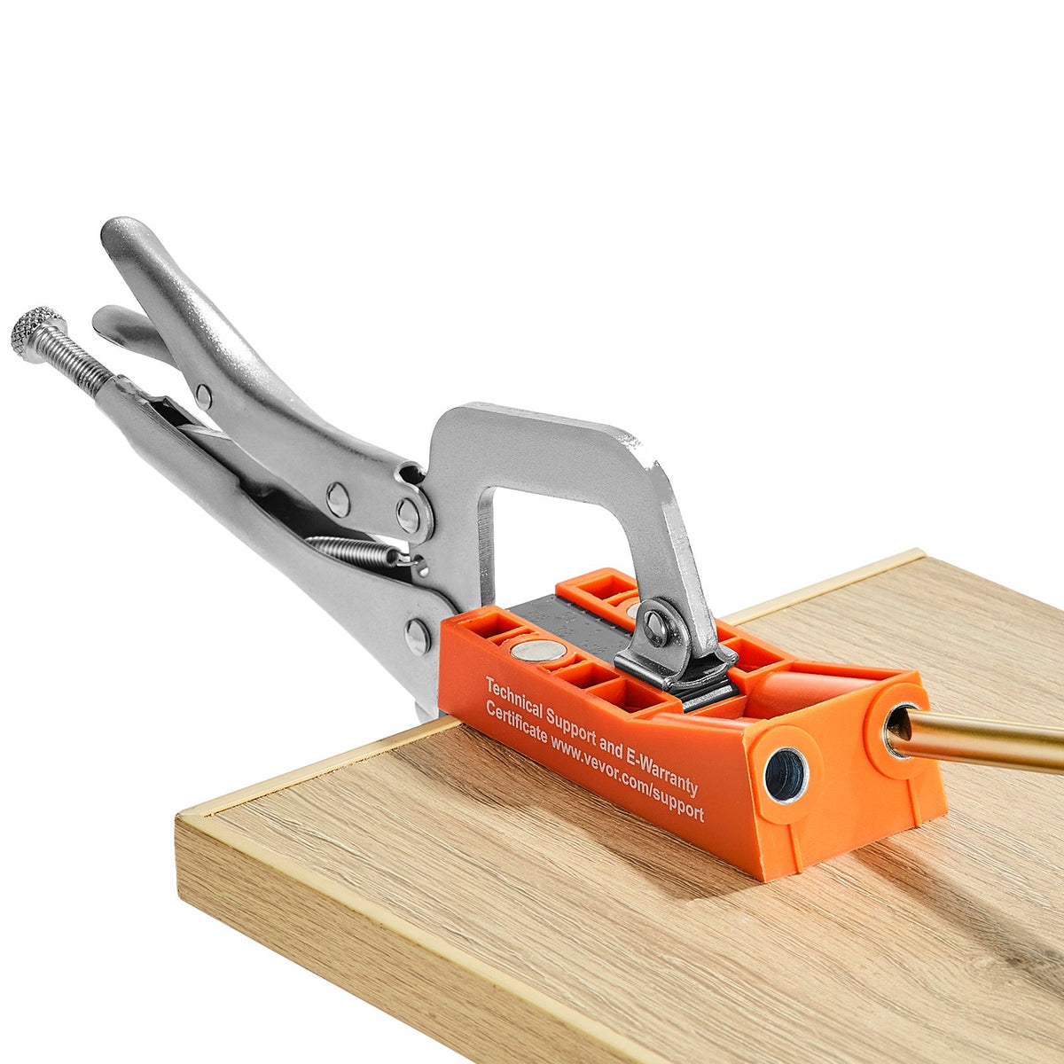 56PCS Pocket Hole Jig Kit w/ Clamp Drill Bit & Screws for Carpentry