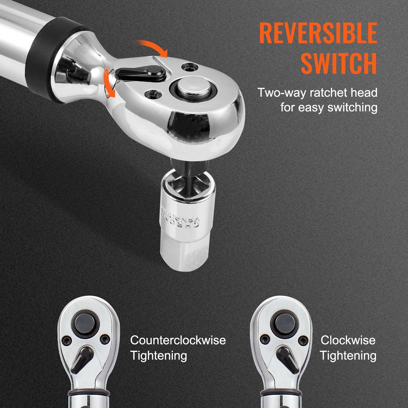 Torque Wrench Kit 3/8 Inch Digital 3.7-37 ft.lb 2% Accuracy 3-Mode LED