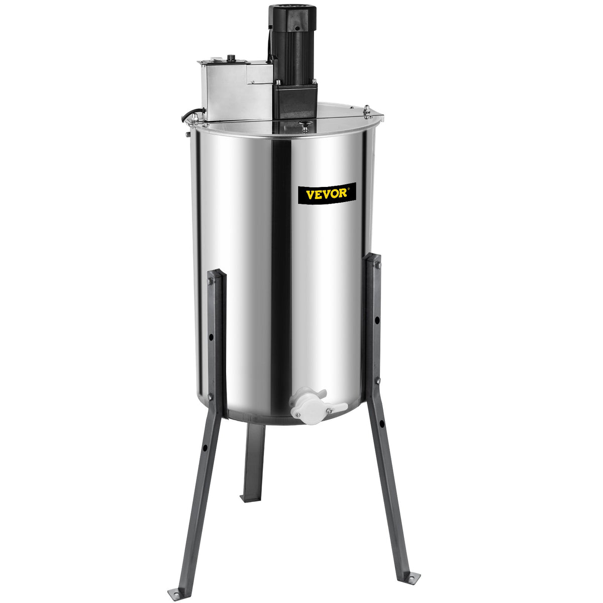 Electric Honey Extractor, 3 Frame Stainless Steel Bee Honey Spinner with Stand