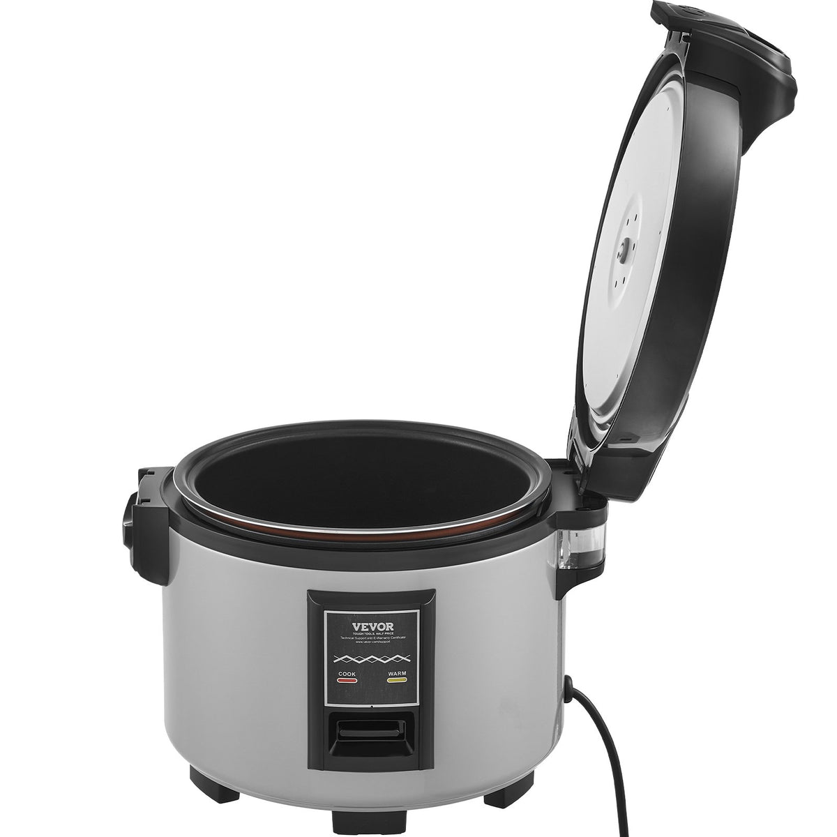 Commercial Rice Cooker 60-Cup 13L, Large Nonstick Cooker with Warmer & Paddle