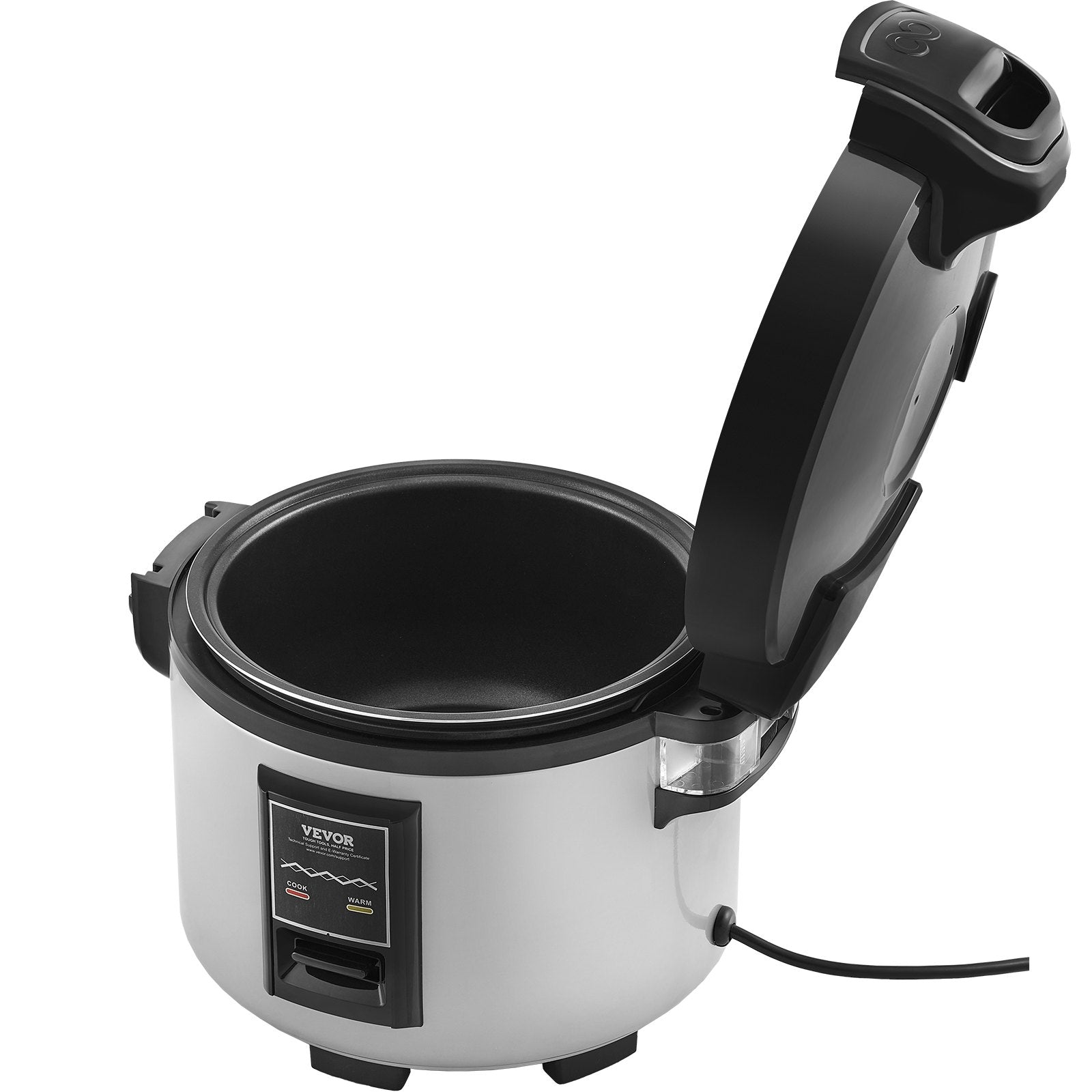 Commercial Rice Cooker 45-Cup 9L, Large Nonstick Cooker with Warmer & Paddle