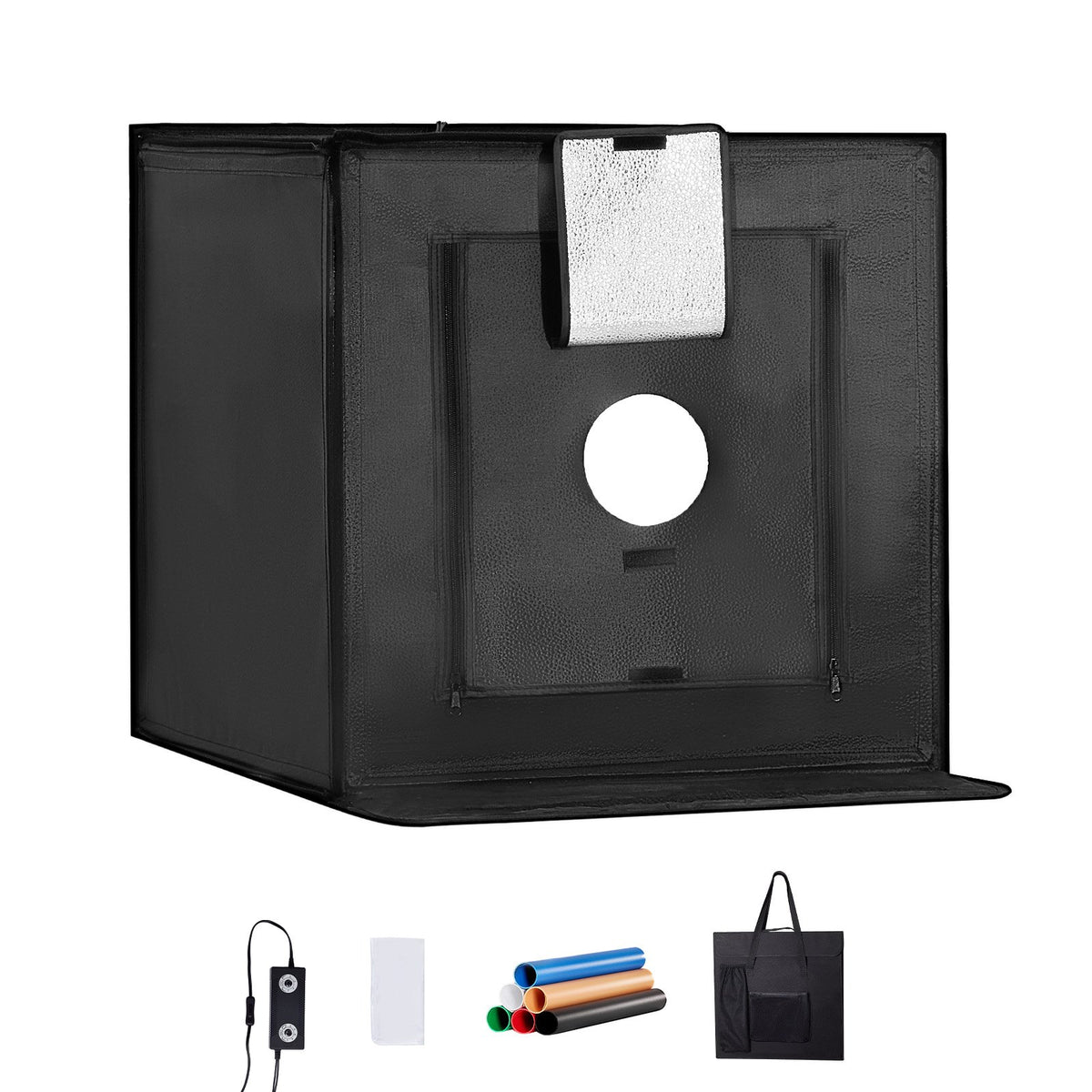 Photo Studio Light Box 3000-5600K Adjustable Tent Kit 160 LED with 6 Backdrops
