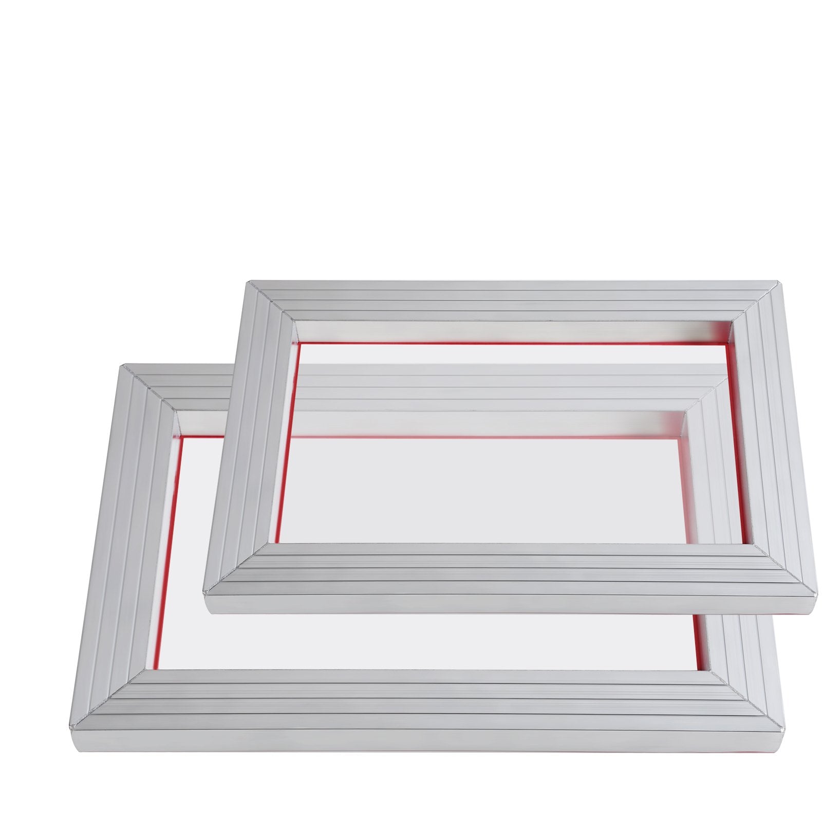 Screen Printing Kit 2 Aluminum Frames 20.3x25.4 & 25.4x35.6 cm with 110 Mesh