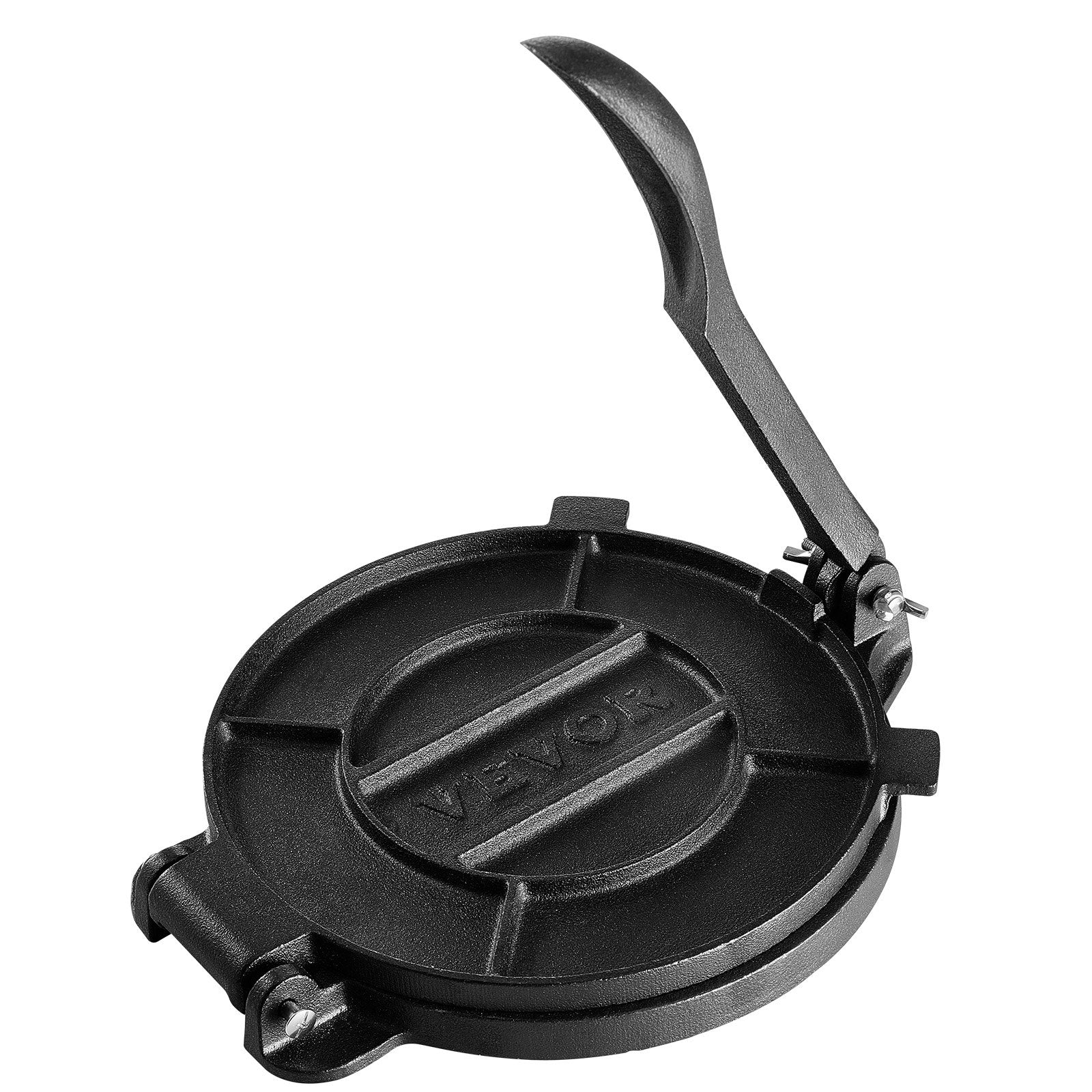 Tortilla Press, 8 Inch Cast Iron Heavy Duty Tortilla and Roti Maker with Paper